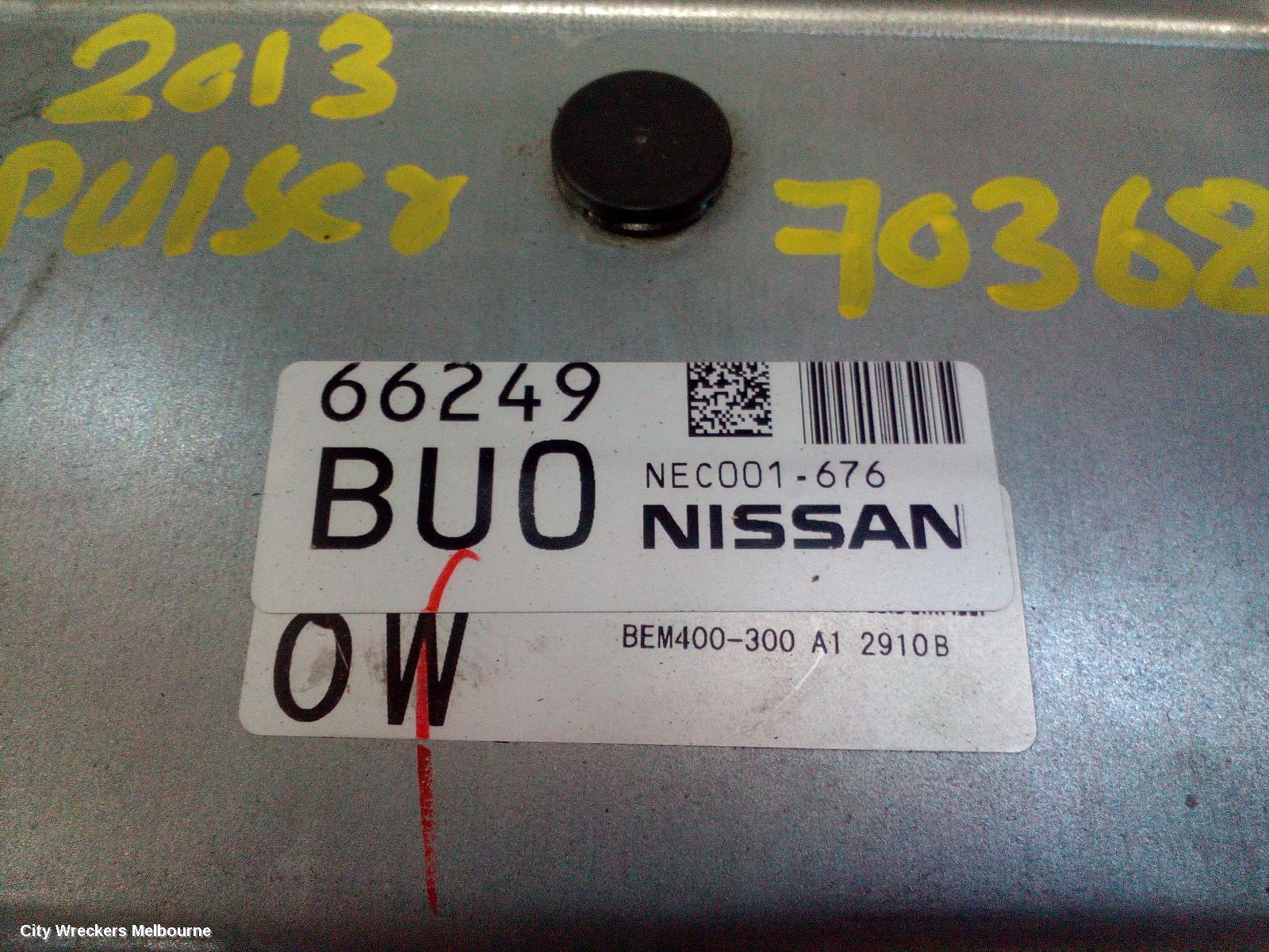 NISSAN PULSAR ECU, ENGINE ECU, ECU ONLY, B17, 12/2012 - 12/2017