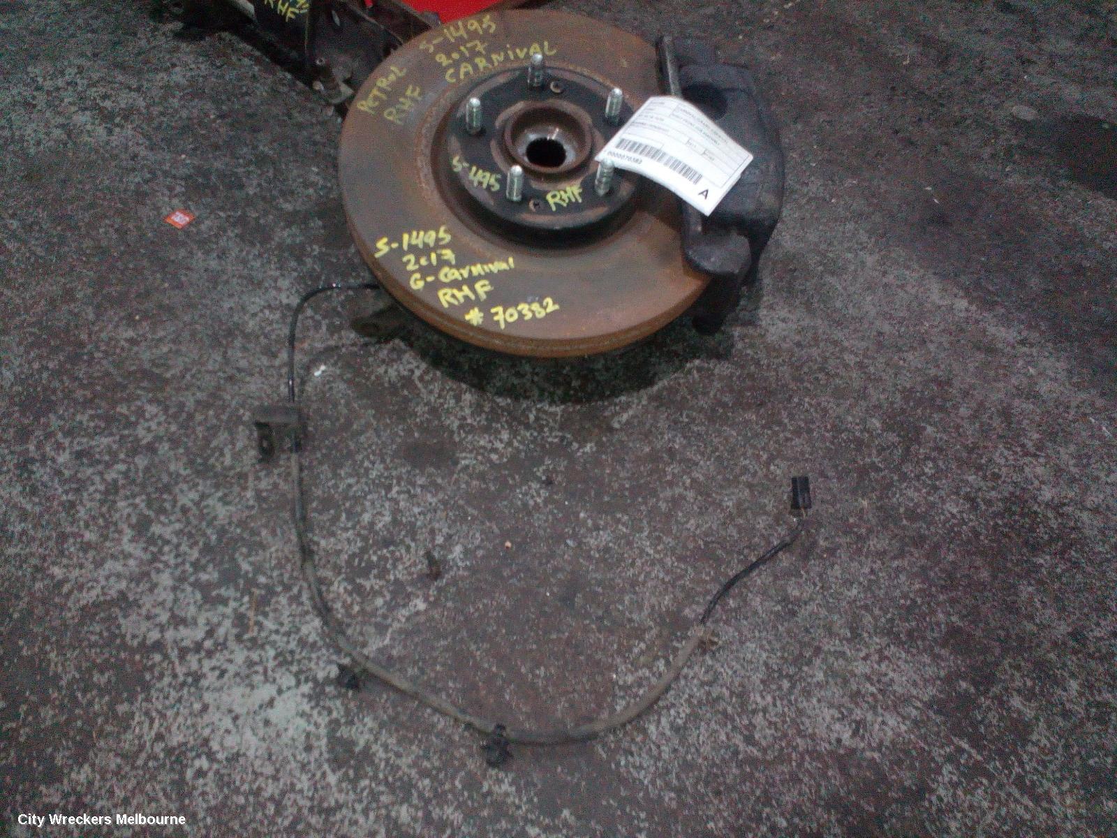 KIA CARNIVAL/GRAND CARNIVAL RIGHT FRONT HUB ASSEMBLY, YP, 02/2015 - 10/2020