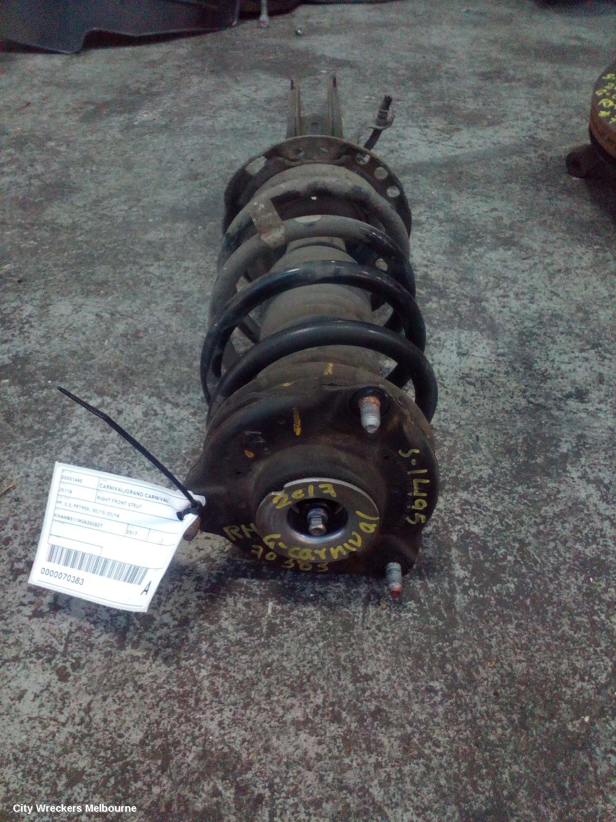 KIA CARNIVAL/GRAND CARNIVAL RIGHT FRONT STRUT, YP, 3.3, PETROL, 02/2015 - 02/2018