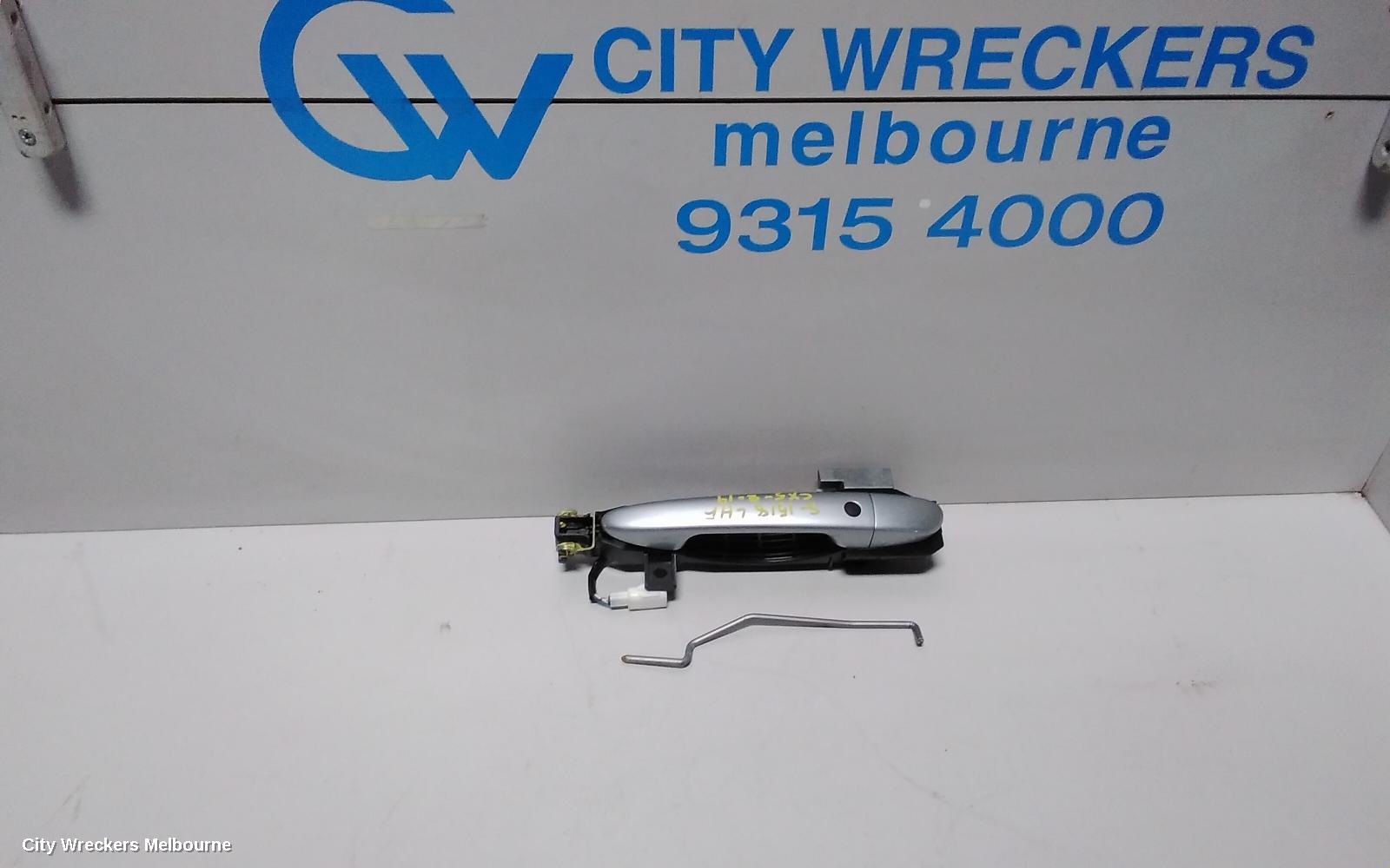 MAZDA CX5 DOOR HANDLE, OUTER, LH FRONT, W/ KEYLESS ENTRY TYPE, KF, 02/2017 ONWARDS