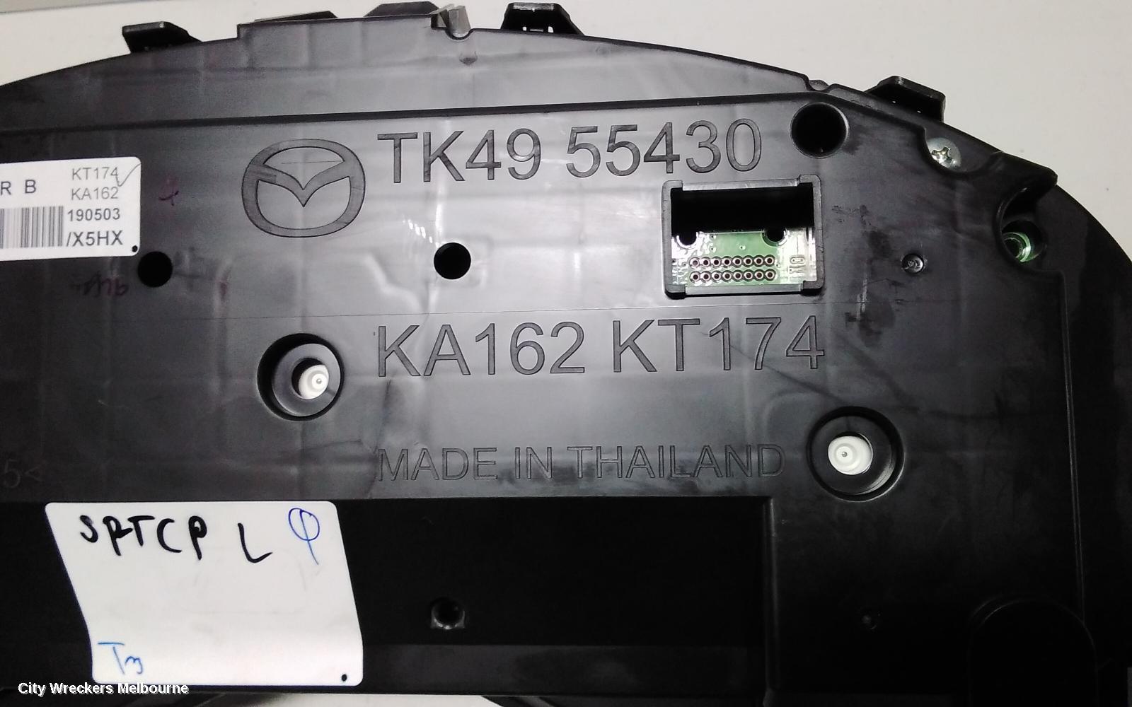 MAZDA CX5 INSTRUMENT CLUSTER, AUTO T/M, DIESEL, TURBO TYPE, KF, 02/2017 ONWARDS