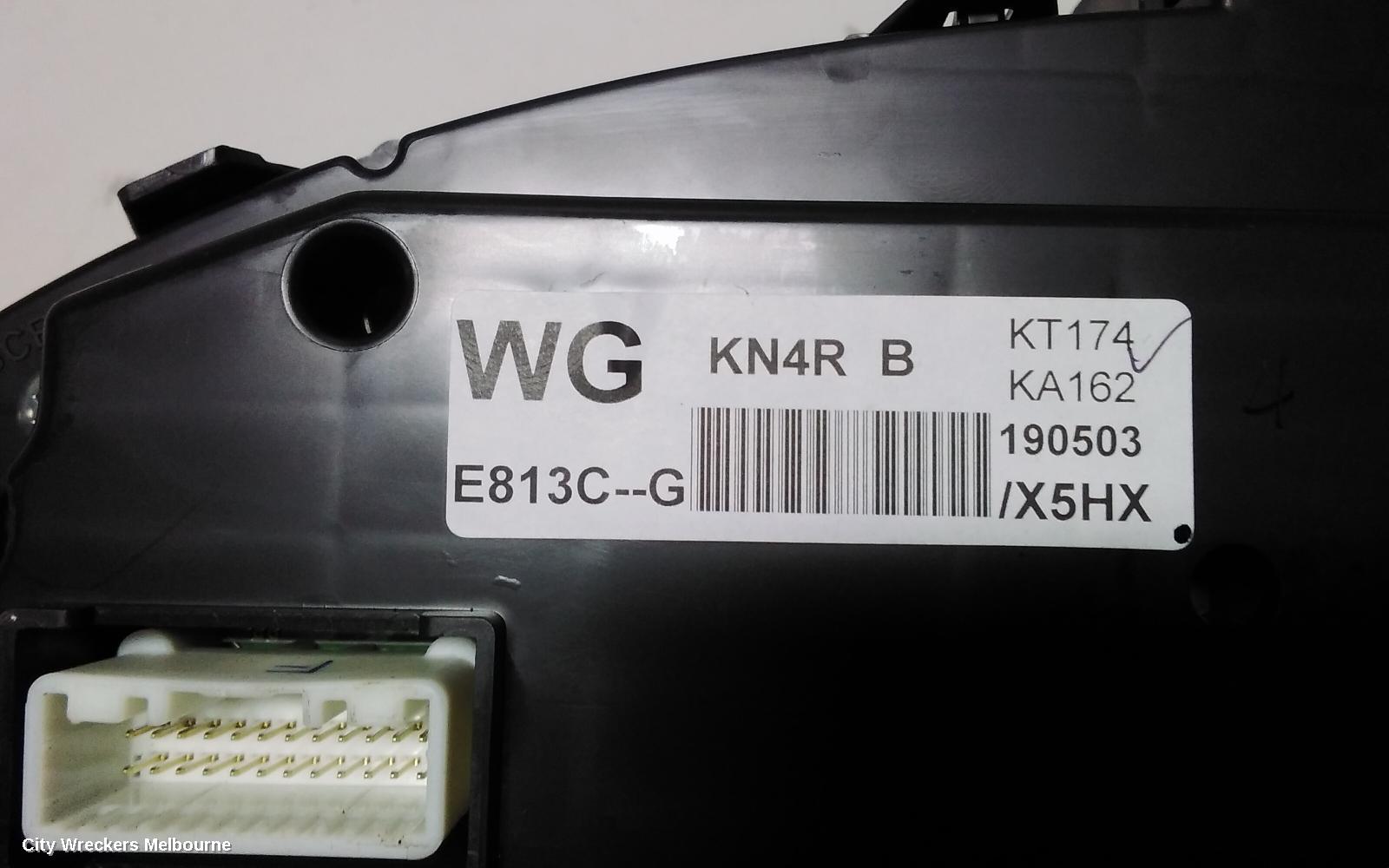 MAZDA CX5 INSTRUMENT CLUSTER, AUTO T/M, DIESEL, TURBO TYPE, KF, 02/2017 ONWARDS