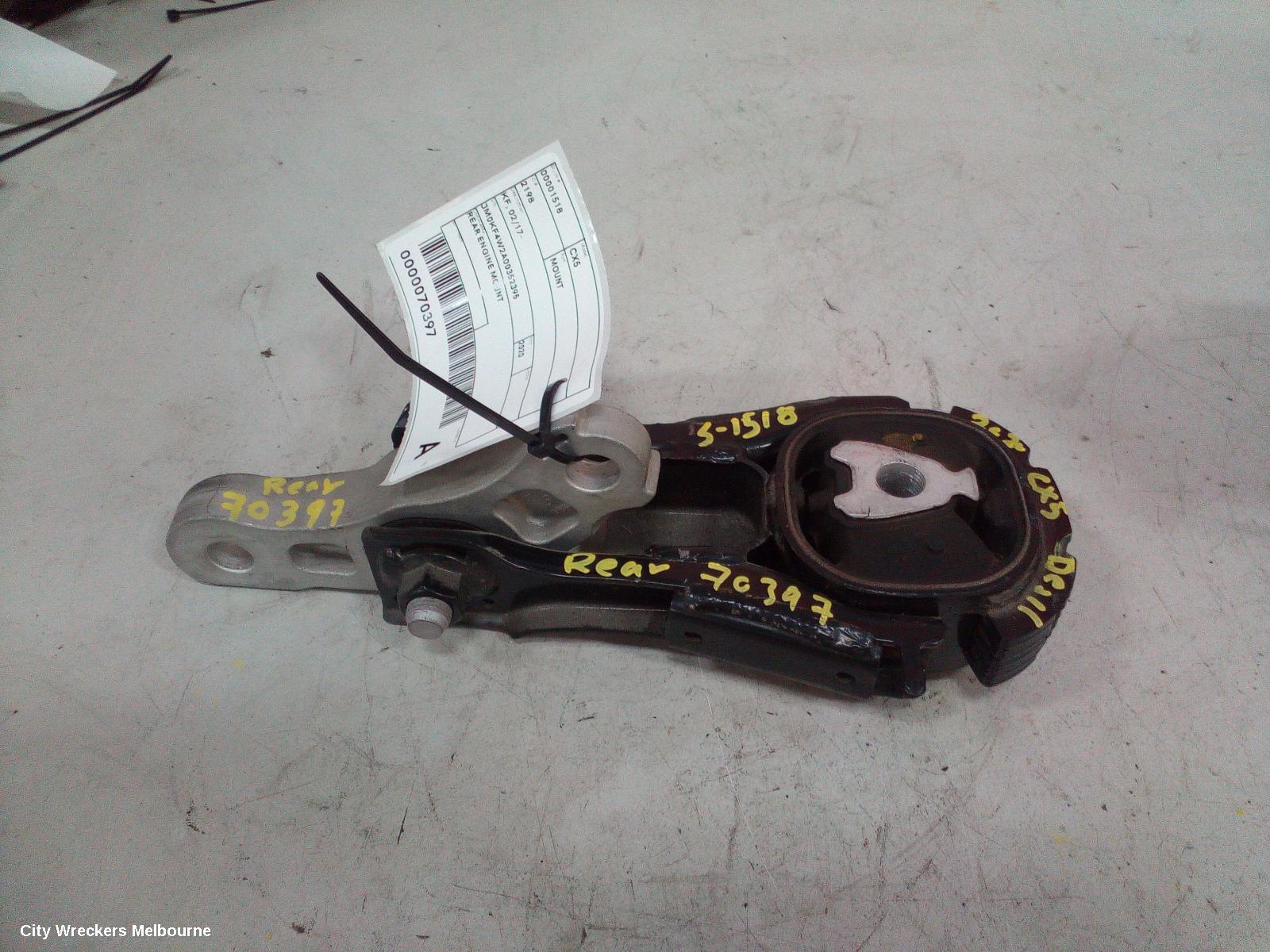 MAZDA CX5 MOUNT, KF, ENGINE LOWER MOUNT (REAR), PETROL, 2.5, 02/2017 ONWARDS