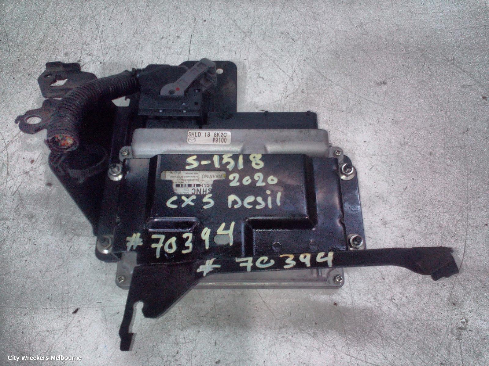 MAZDA CX5 ECU, ENGINE ECU, 2.2, 5H-VPTR, DIESEL, ECU ONLY, KF, 05/2018 ONWARDS