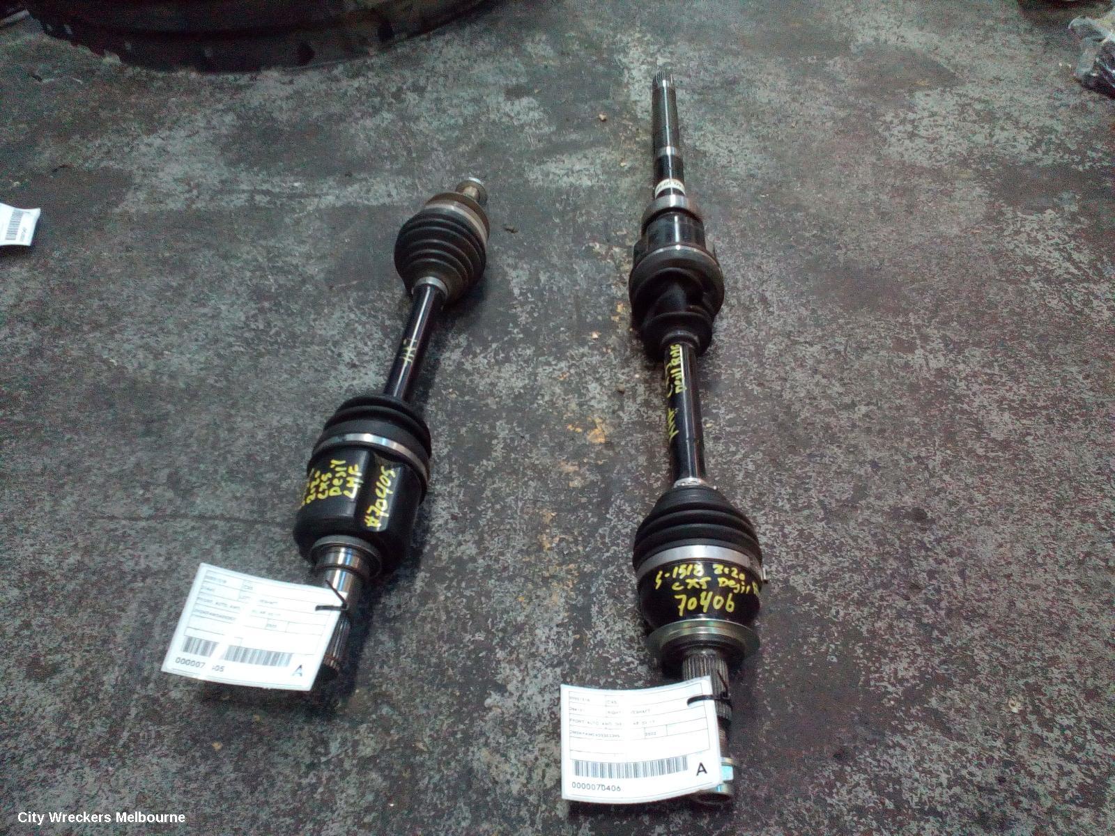 MAZDA CX5 LEFT DRIVESHAFT, FRONT, AUTO, AWD, DIESEL, KF, 02/2017 ONWARDS