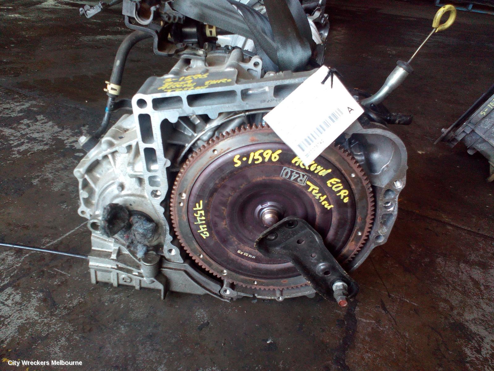 HONDA ACCORD TRANS/GEARBOX, AUTO, 2.4, K24Z3, 8TH GEN, EURO (VIN JHMCU), 06/2008 - 12/2015