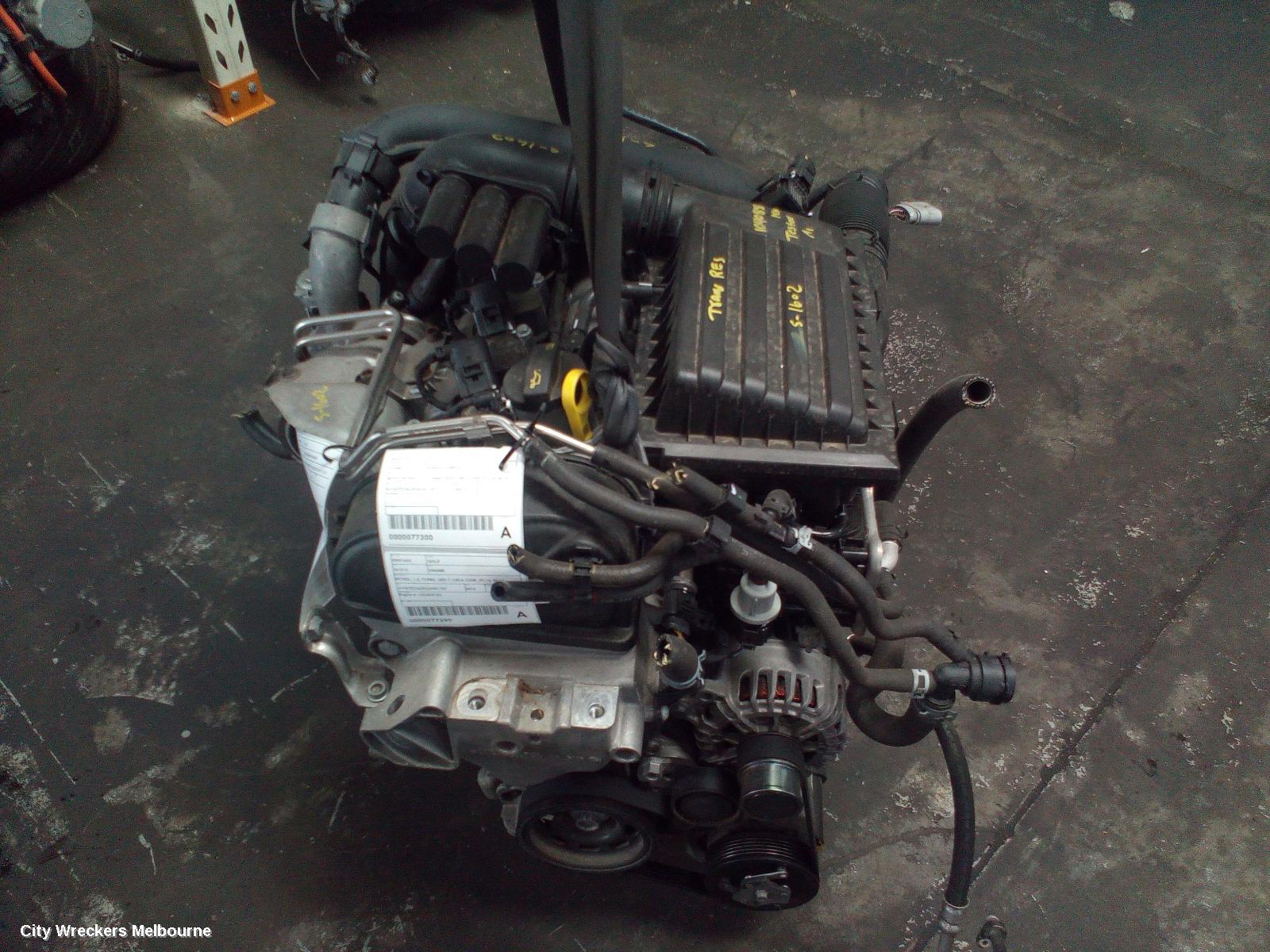 VOLKSWAGEN GOLF ENGINE, PETROL, 1.4, TURBO, GEN 7, CZCA CODE, 07/2015 - 08/2020