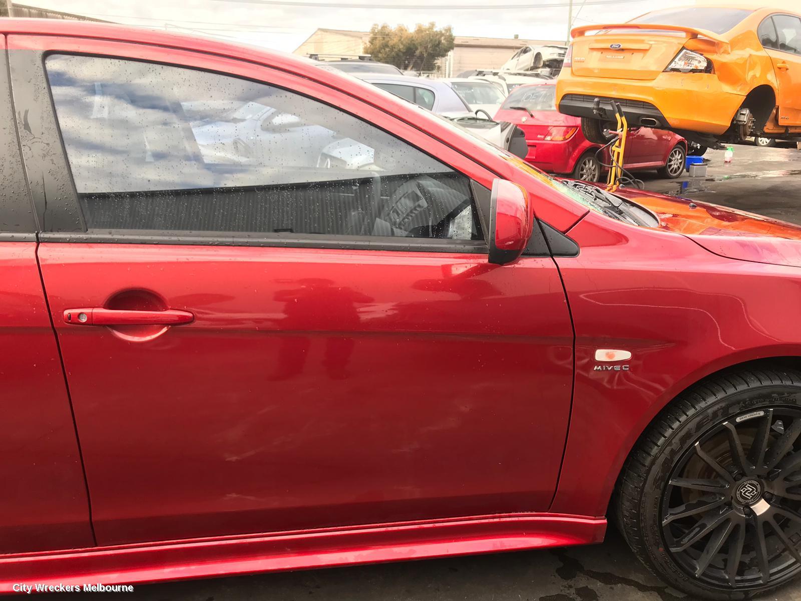 MITSUBISHI LANCER LEFT TAILLIGHT, CJ, SEDAN, RED INSERT TYPE, 07/2007 - 07/2009
