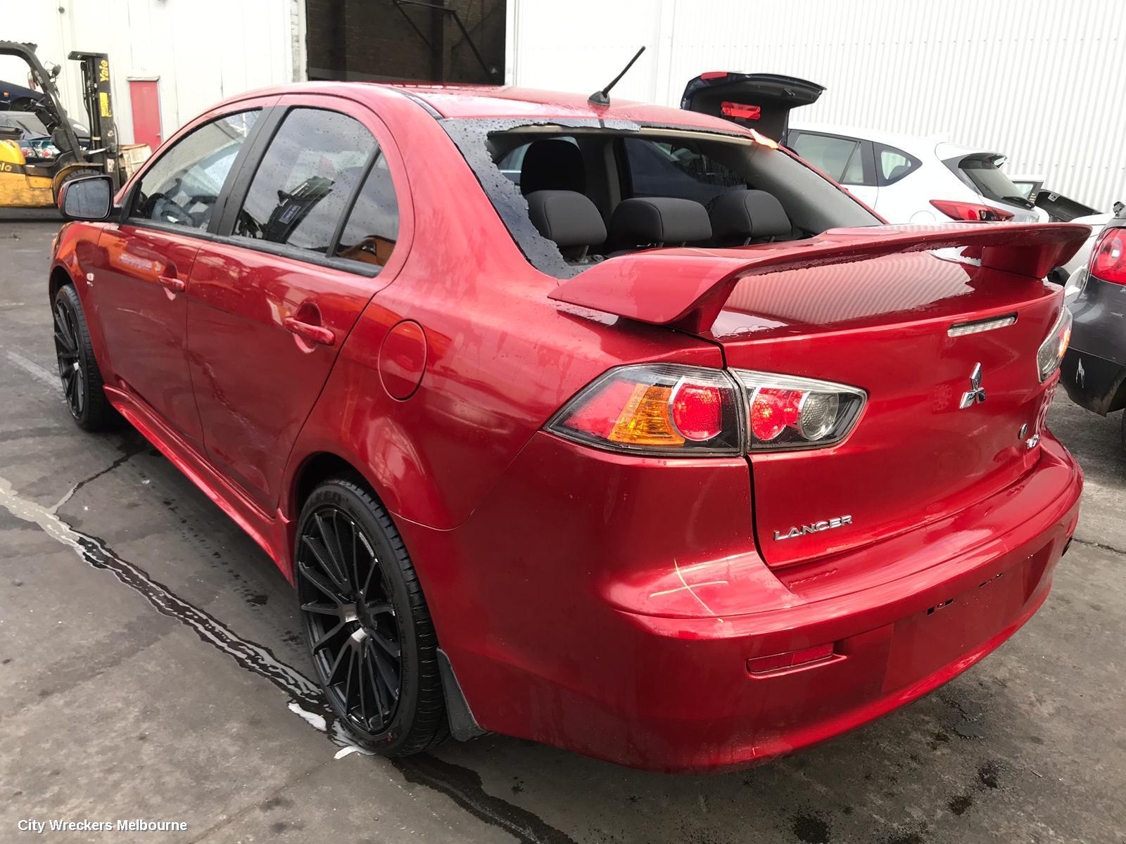 MITSUBISHI LANCER LEFT TAILLIGHT, CJ, SEDAN, RED INSERT TYPE, 07/2007 - 07/2009