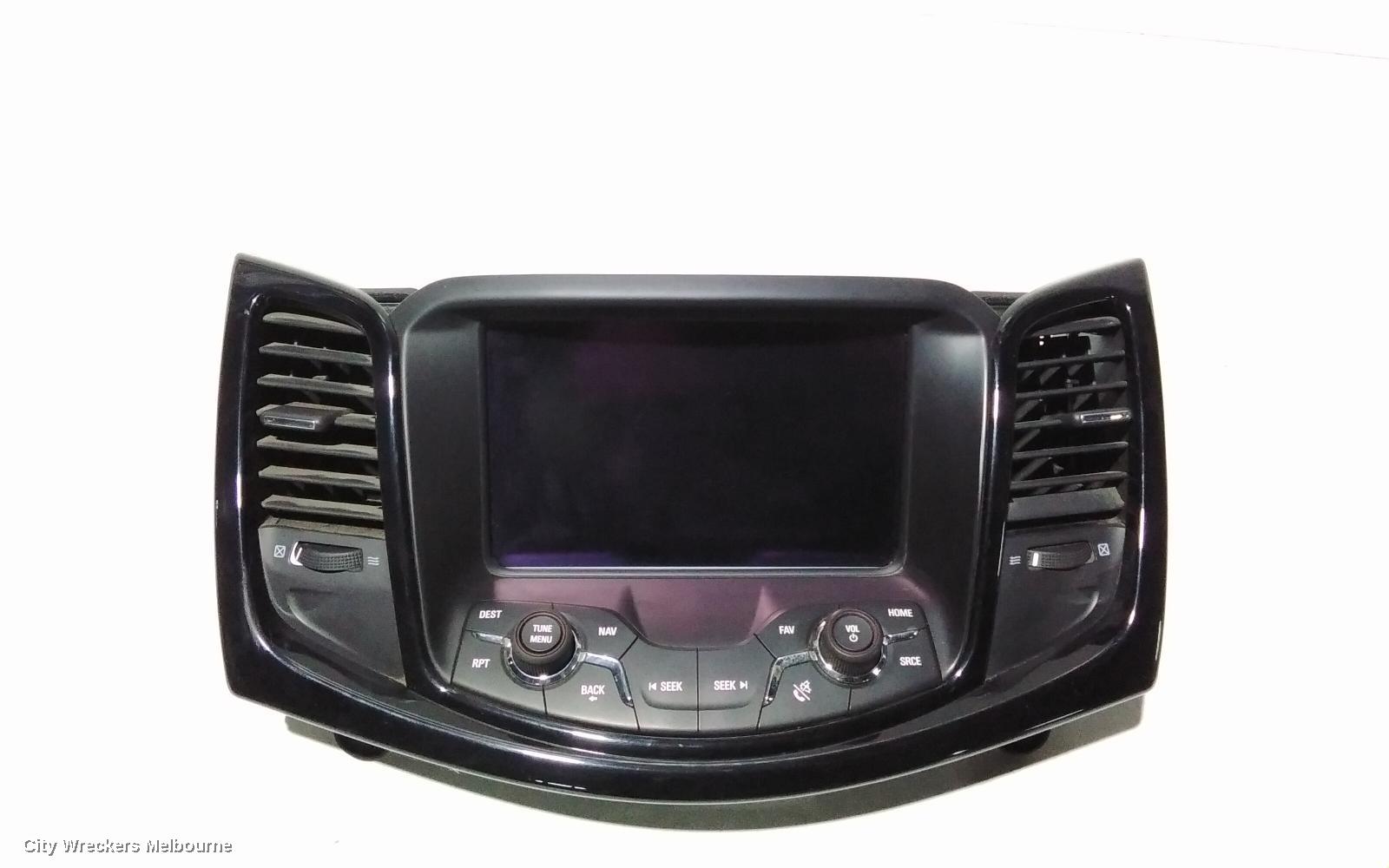 HOLDEN COMMODORE RADIO/CD/DVD/SAT/TV, DISPLAY SCREEN, 8IN SAT NAV TYPE, VF, 05/2013 - 12/2017