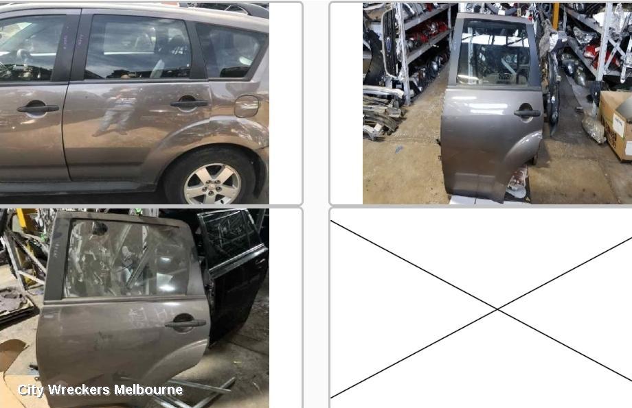 MITSUBISHI OUTLANDER LEFT REAR DOOR/SLIDING, ZH, 09/2009 - 10/2012