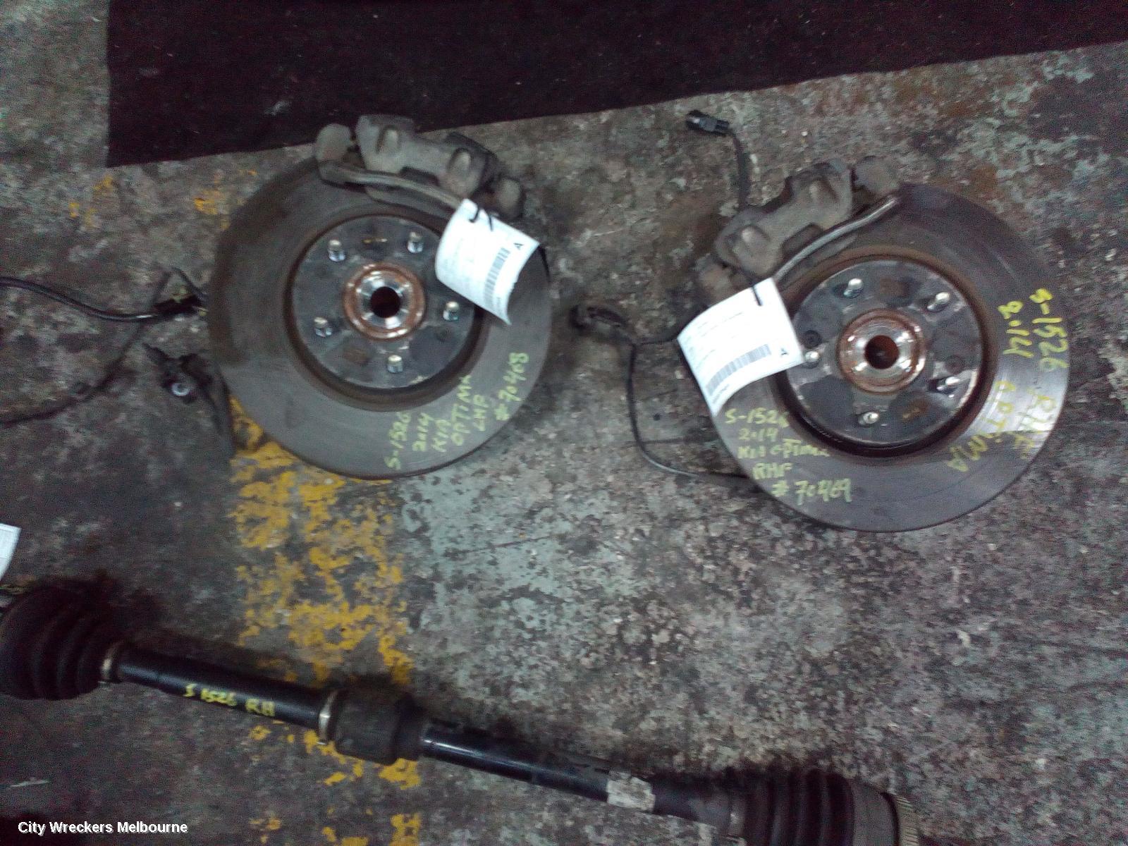 KIA OPTIMA LEFT FRONT HUB ASSEMBLY, TF, 01/2011 - 10/2015