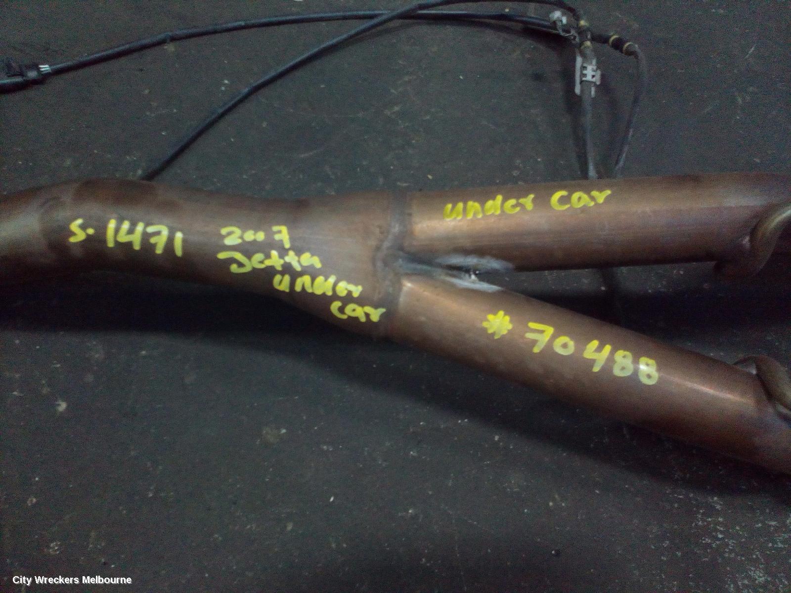 VOLKSWAGEN JETTA CATALYTIC CONVERTER, UNDER CAR-CAT TYPE, 2.0, PETROL, BVY/BLR CODE, 1KM, 02/2006 - 07/2011