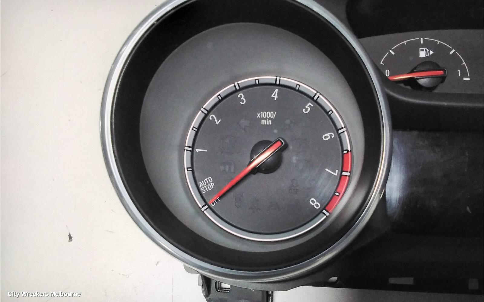 HOLDEN COMMODORE INSTRUMENT CLUSTER, INSTRUMENT CLUSTER, AUTO T/M, PETROL, ZB, 10/2017 - 12/2020