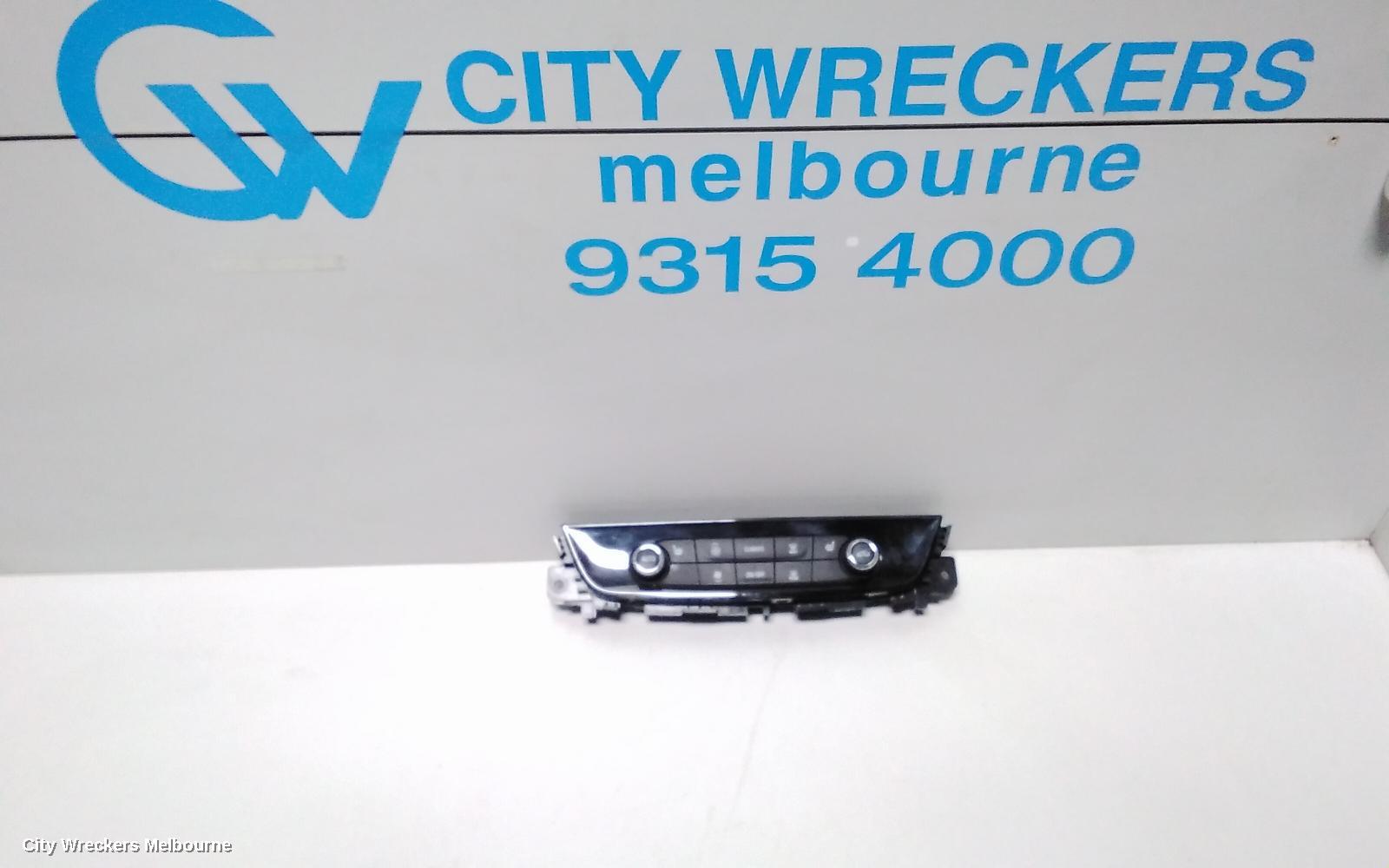 HOLDEN COMMODORE HEATER/AC CONTROLS, DUAL CLIMATE CONTROL, FRONT & REAR HEATED SEAT TYPE, ZB, 10/2017 - 12/2020