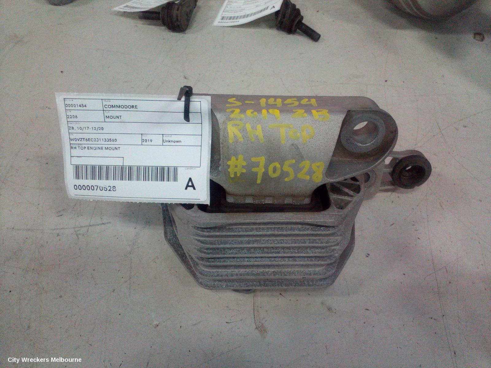 HOLDEN COMMODORE MOUNT, ZB, 10/2017 - 12/2020