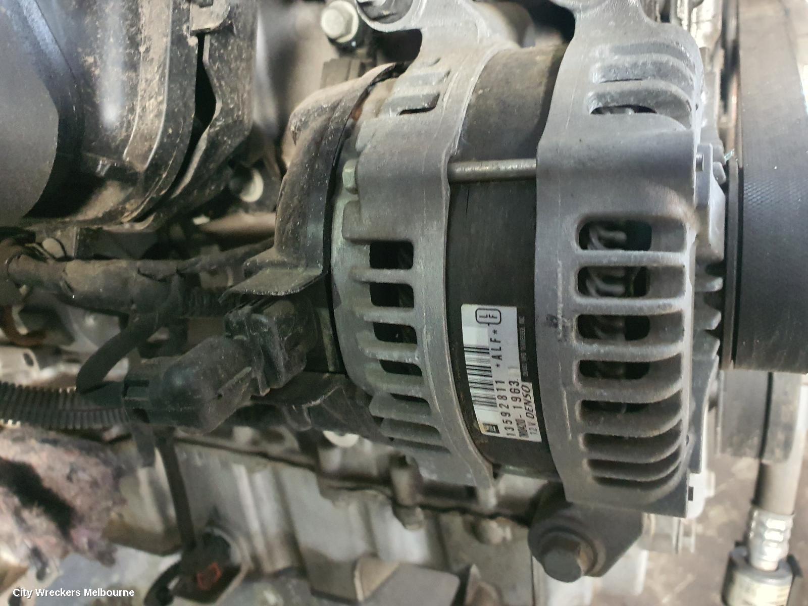 HOLDEN COMMODORE ALTERNATOR, PETROL, 2.0, TURBO, ZB, 10/2017 - 12/2020