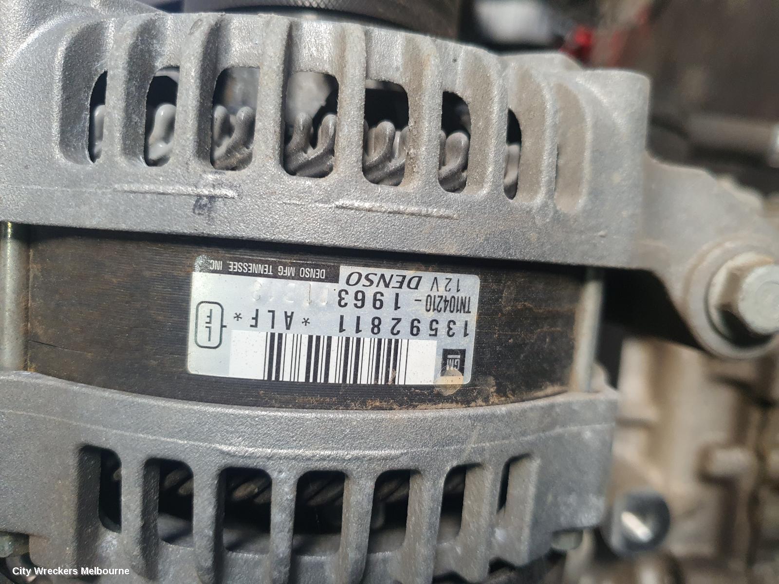 HOLDEN COMMODORE ALTERNATOR, PETROL, 2.0, TURBO, ZB, 10/2017 - 12/2020