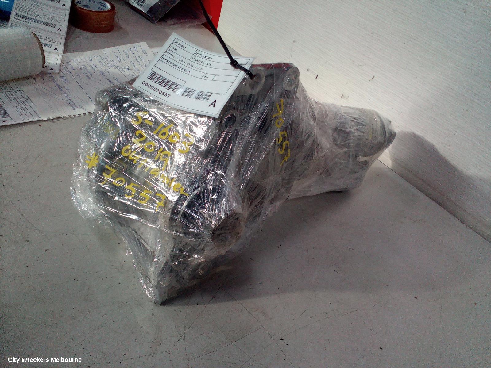 MITSUBISHI OUTLANDER TRANSFER CASE, PETROL, 2.0/2.4, ZJ-ZL, 10/2012 ONWARDS