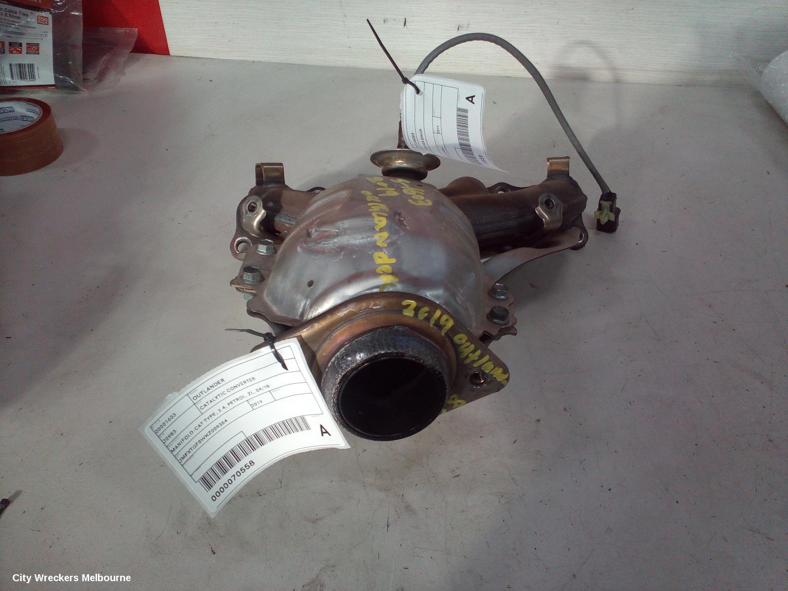 MITSUBISHI OUTLANDER CATALYTIC CONVERTER, MANIFOLD-CAT TYPE, 2.4, PETROL, ZL, 04/2018 ONWARDS
