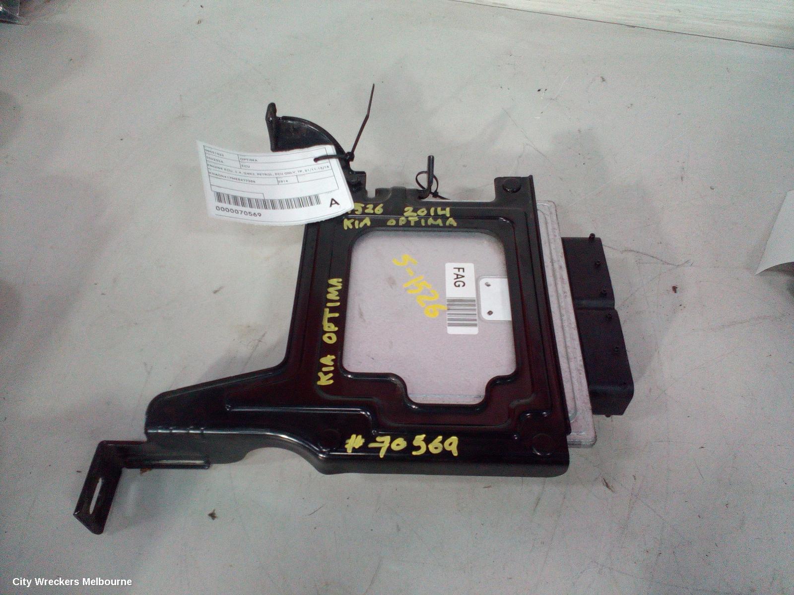 KIA OPTIMA ECU, ENGINE ECU, 2.4, G4KJ, PETROL, ECU ONLY, TF, 01/2011 - 10/2015