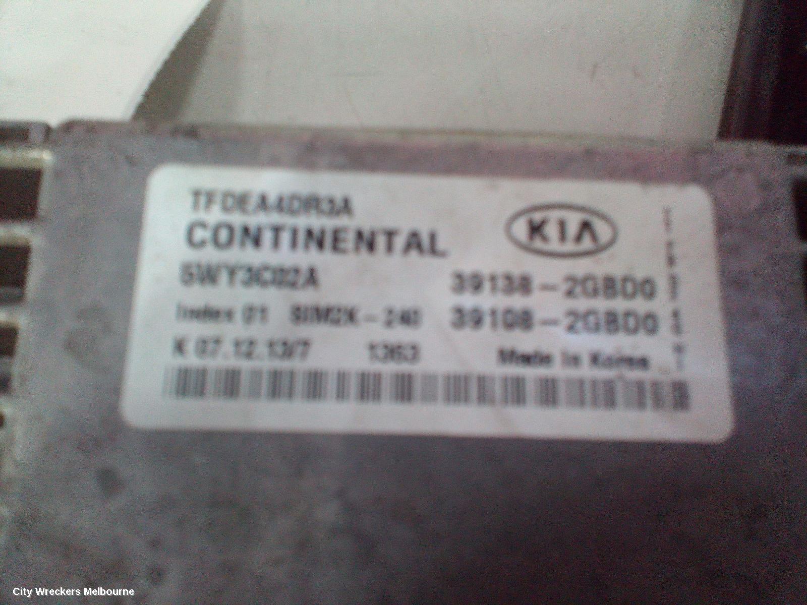 KIA OPTIMA ECU, ENGINE ECU, 2.4, G4KJ, PETROL, ECU ONLY, TF, 01/2011 - 10/2015