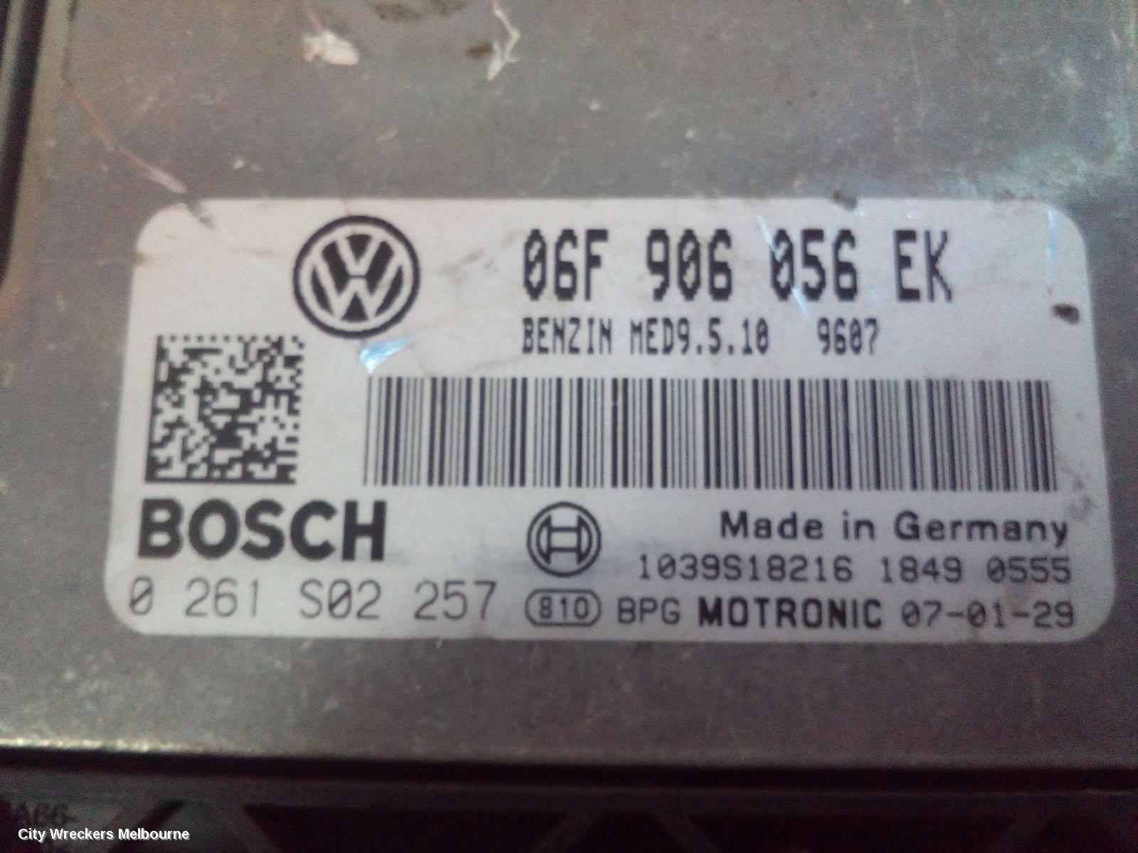 VOLKSWAGEN JETTA ECU, ENGINE ECU, 2.0, PETROL, AUTO T/M, ECU ONLY, 1KM, 02/2006 - 07/2011