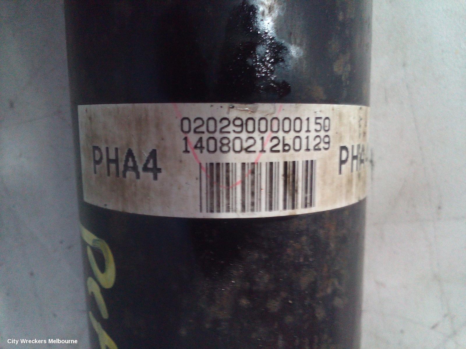 TOYOTA HIACE REAR DRIVE SHAFT, TRH, LWB/SWB, AUTO T/M, PETROL, 03/2005 - 02/2015