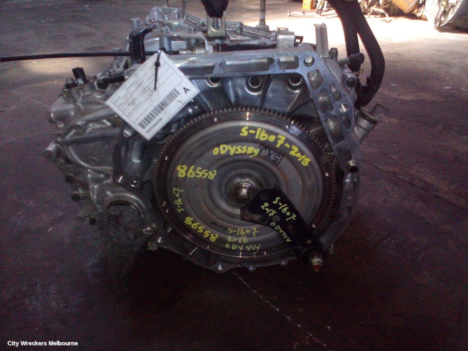 HONDA ODYSSEY TRANS/GEARBOX, RC1, AUTO, FWD, PETROL, 2.4, K24W, 02/2014 - 03/2022