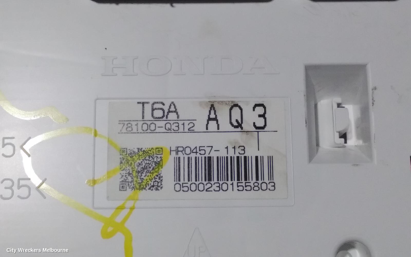 HONDA ODYSSEY INSTRUMENT CLUSTER, PETROL, 2.4, RC1, 02/2014 - 12/2020