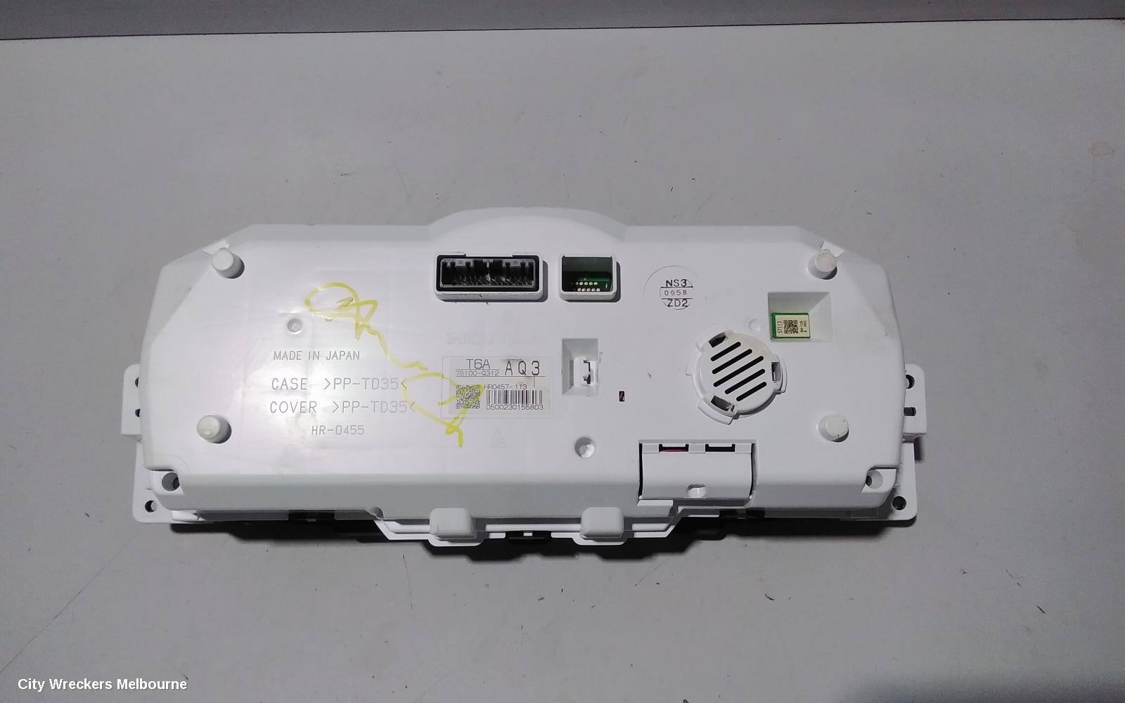 HONDA ODYSSEY INSTRUMENT CLUSTER, PETROL, 2.4, RC1, 02/2014 - 12/2020