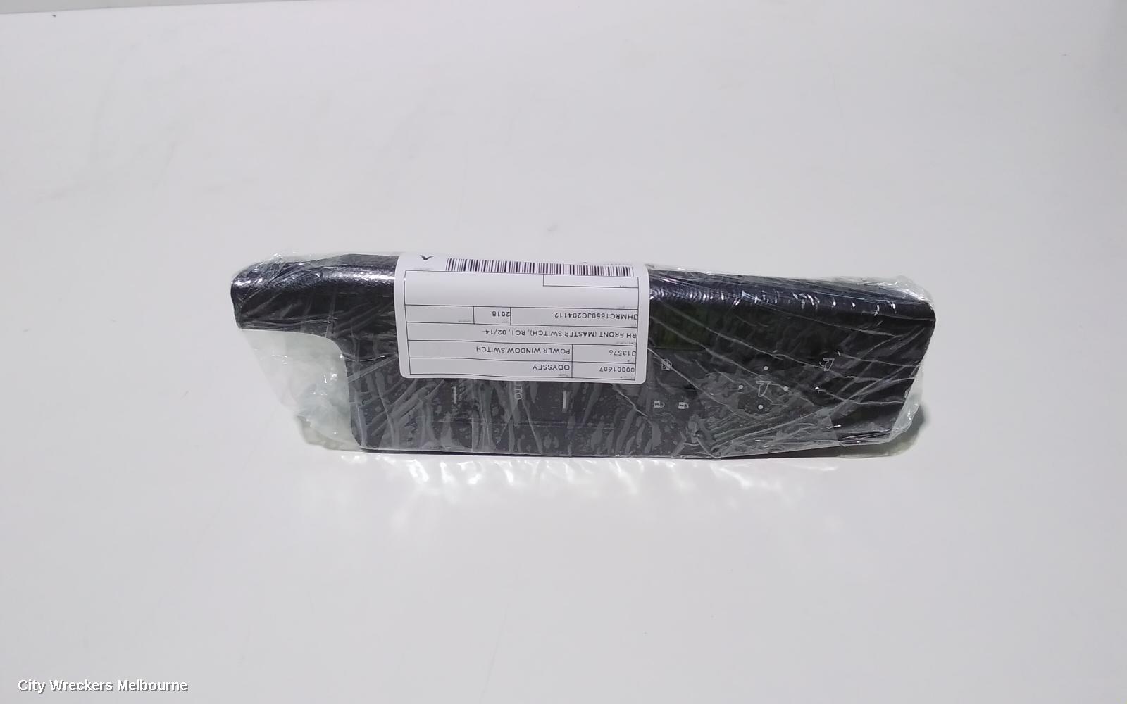 HONDA ODYSSEY PWR DR WIND SWITCH, RH FRONT (MASTER SWITCH), RC1, 02/2014 ONWARDS