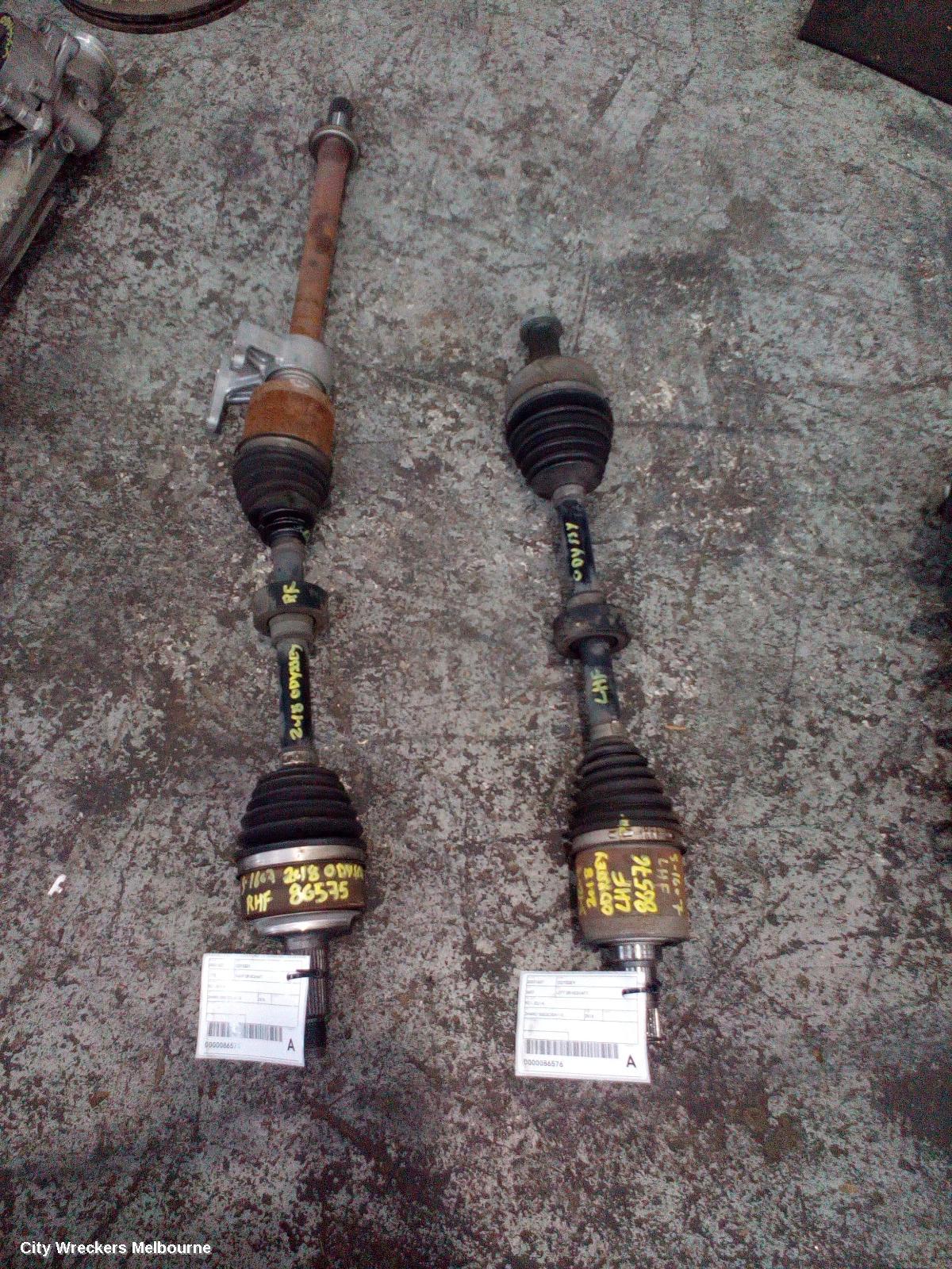 HONDA ODYSSEY RIGHT DRIVESHAFT, AUTO T/M, PETROL, 2.4, RC, 02/2014 - 03/2022