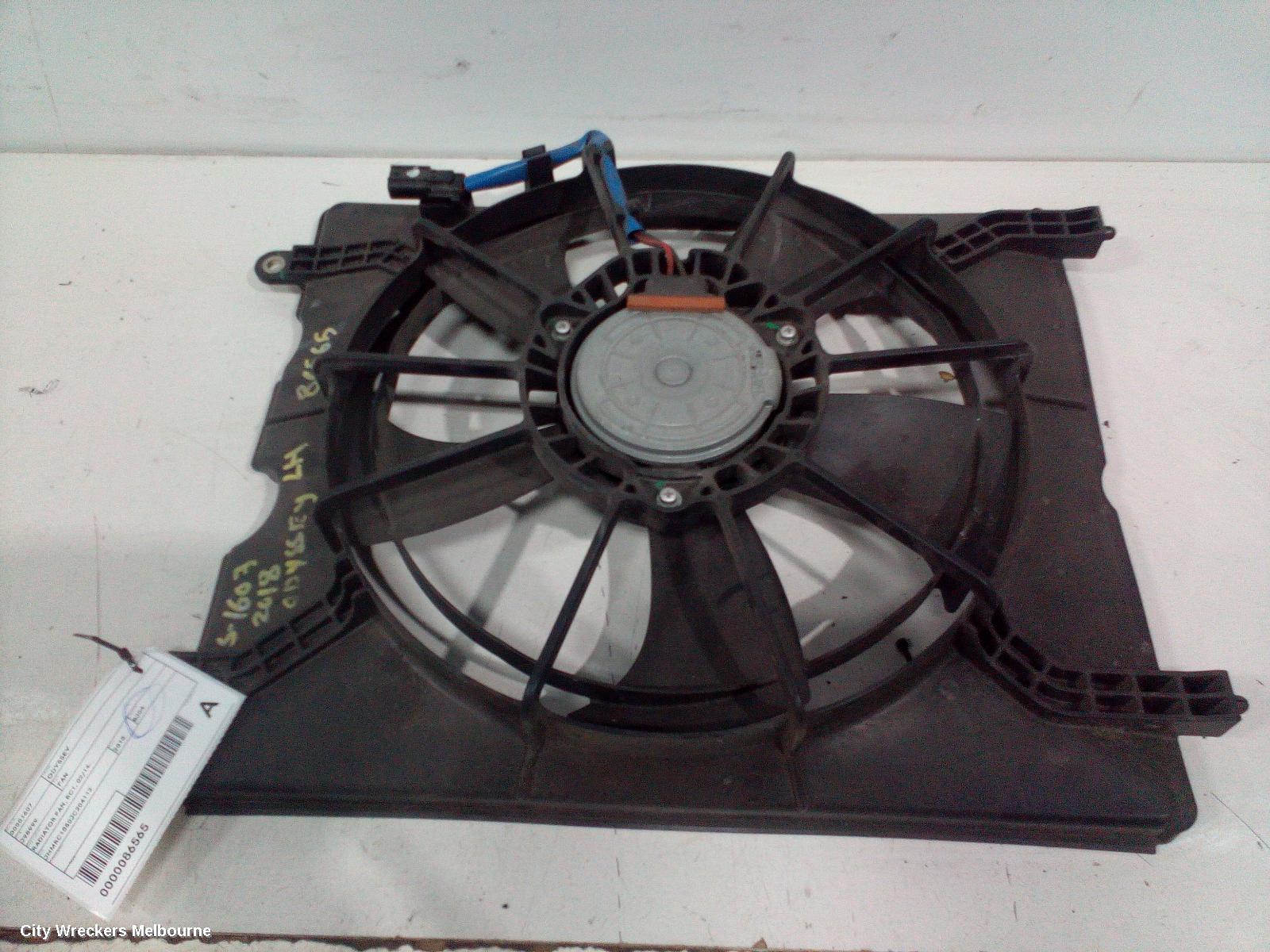 HONDA ODYSSEY FAN, RC1, RADIATOR FAN, LH SIDE, PETROL, 2.4, K24W, 02/2014 - 03/2022