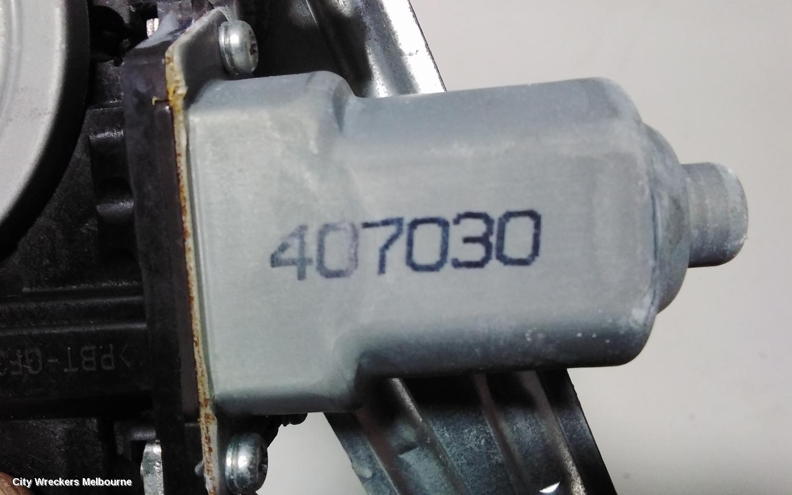 SUBARU XV RIGHT REAR WND REG/MOTOR, POWER, G4X, 08/2011 - 04/2017