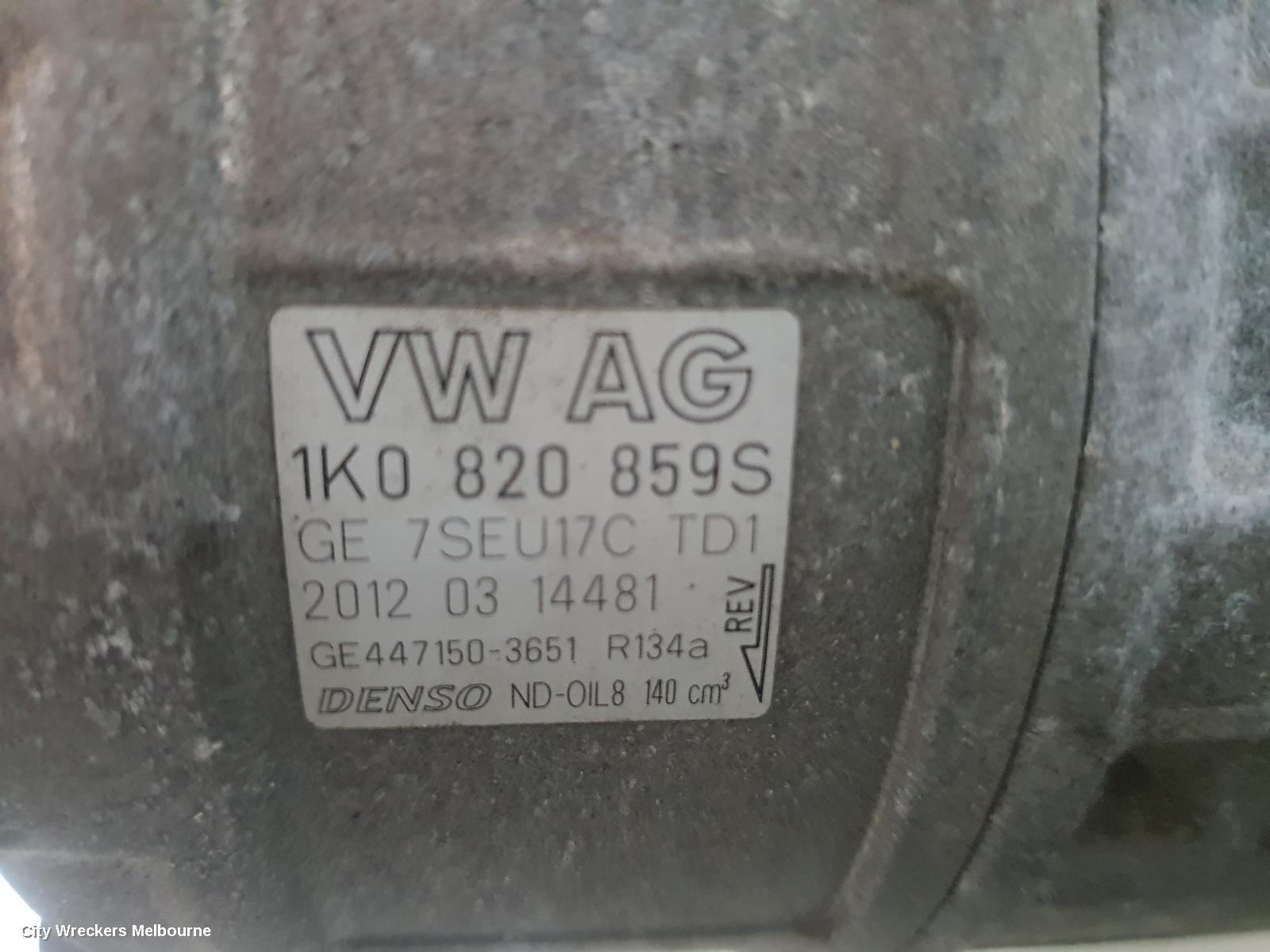 SKODA OCTAVIA A/C COMPRESSOR, 1Z, PETROL, DENSO BRAND (7SEU17C), 01/2004 - 10/2013