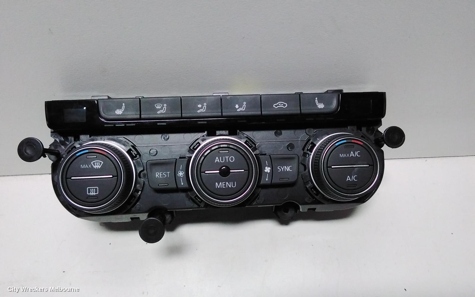 VOLKSWAGEN TIGUAN HEATER/AC CONTROLS, 5NA, REAR, 06/2016 - 05/2021