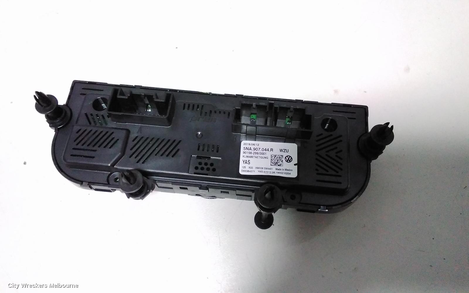 VOLKSWAGEN TIGUAN HEATER/AC CONTROLS, 5NA, REAR, 06/2016 - 05/2021