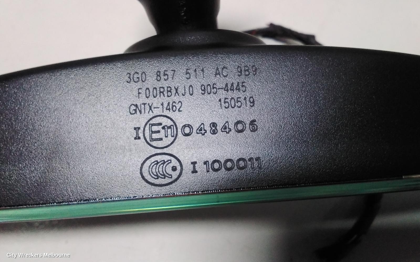 VOLKSWAGEN TIGUAN INTERIOR MIRROR, 5NA, 06/2016 - 02/2024