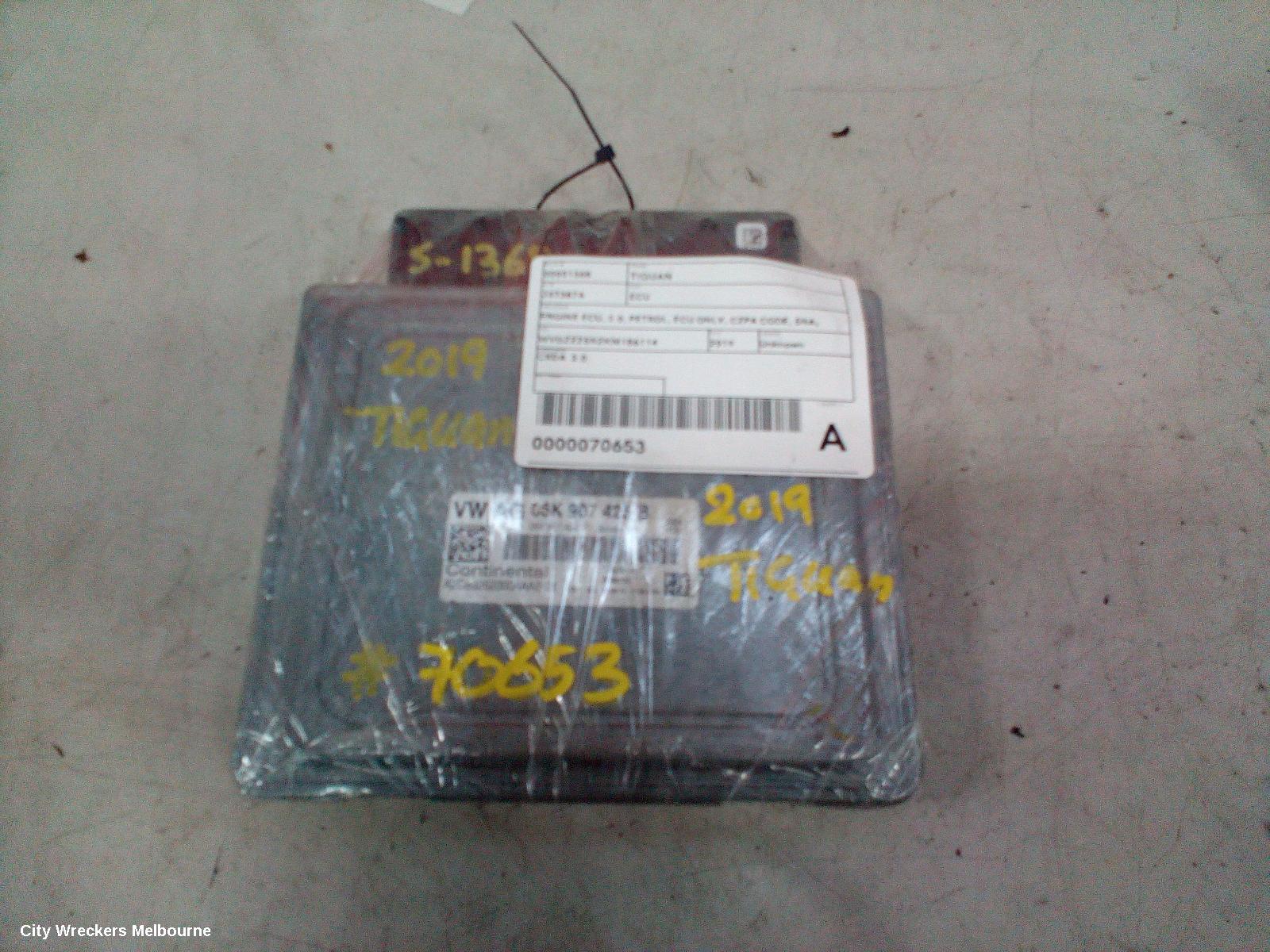 VOLKSWAGEN TIGUAN ECU, ENGINE ECU, PETROL, 2.0, TURBO, ECU ONLY, CXDA CODE, 5NA, 06/2016 - 02/2024