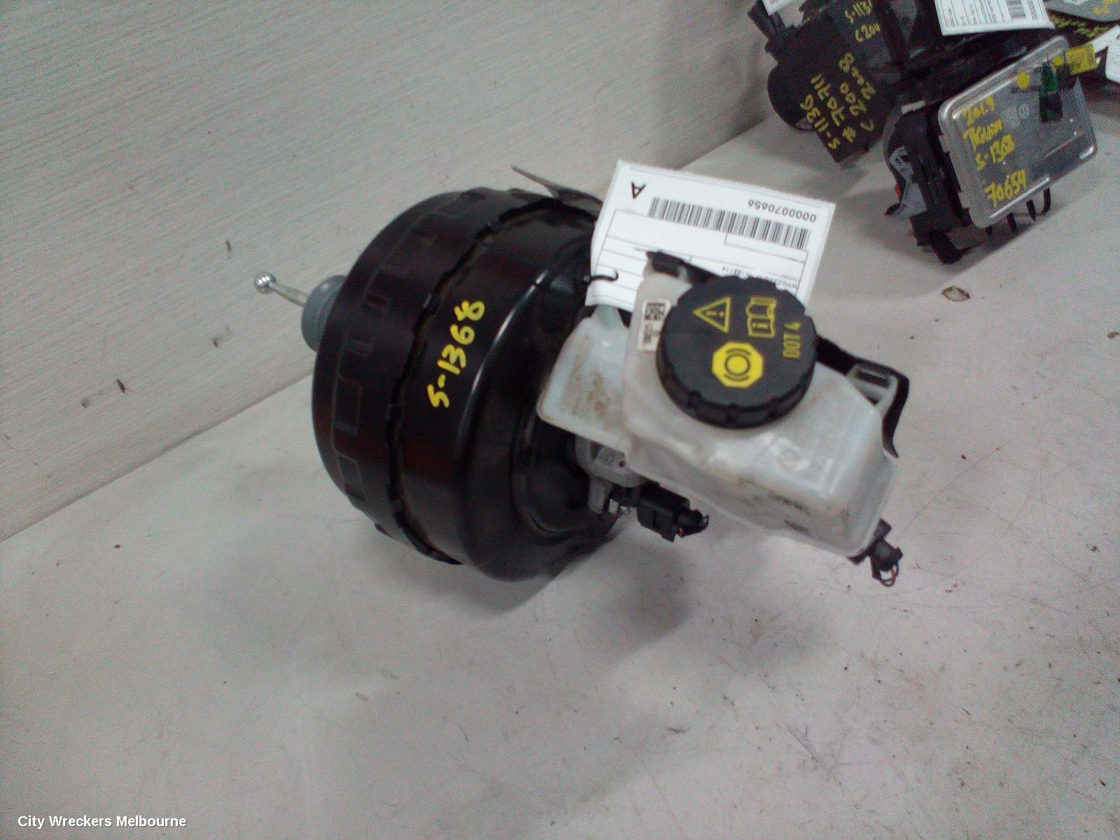VOLKSWAGEN TIGUAN BRAKE BOOSTER, PETROL, 2.0, TURBO, 5NA, 06/2016 ONWARDS