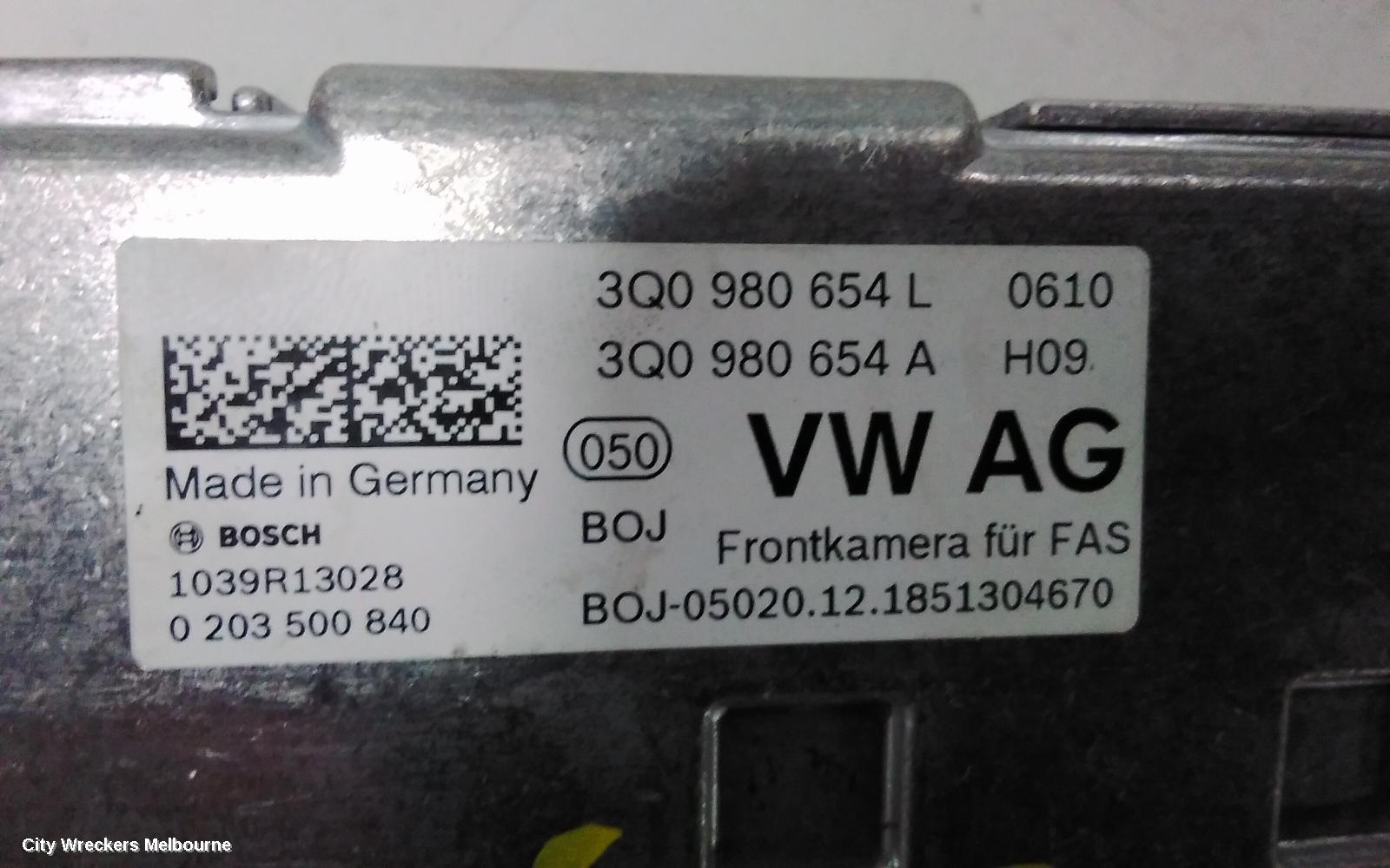 VOLKSWAGEN TIGUAN REVERSE CAMERA, FRONT CAMERA, 5NA, 06/2016 ONWARDS
