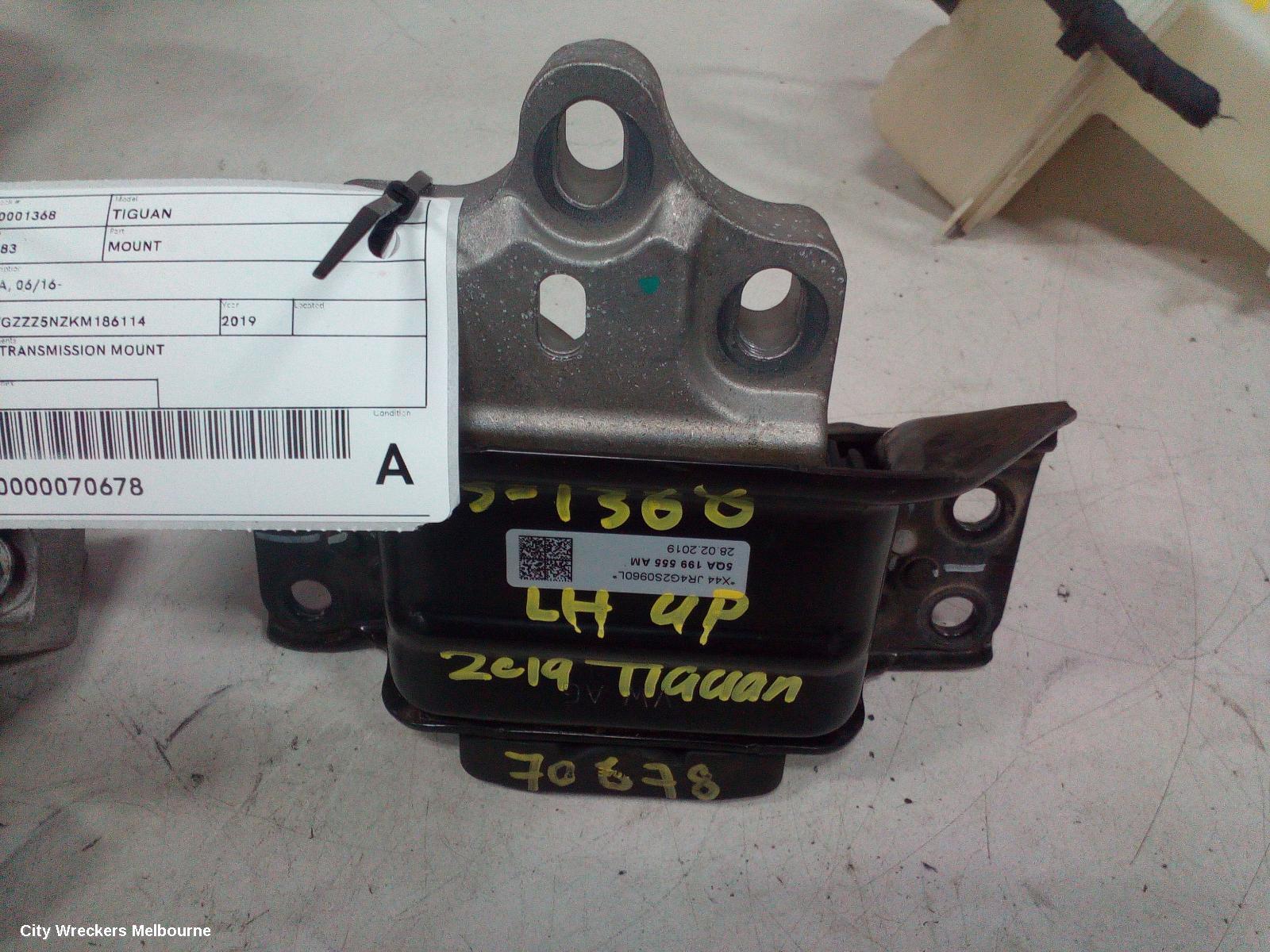 VOLKSWAGEN TIGUAN MOUNT, TRANSMISSION MOUNT, 5NA, 06/2016 ONWARDS