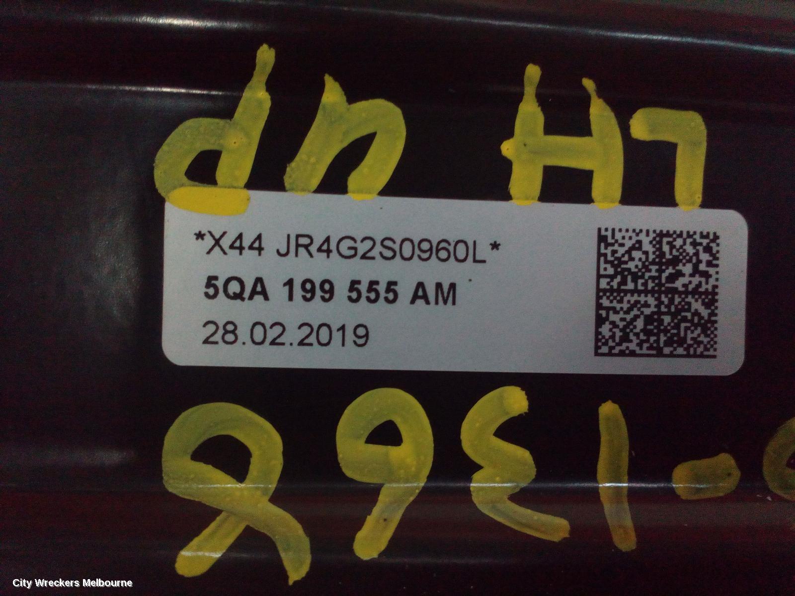 VOLKSWAGEN TIGUAN MOUNT, TRANSMISSION MOUNT, 5NA, 06/2016 ONWARDS