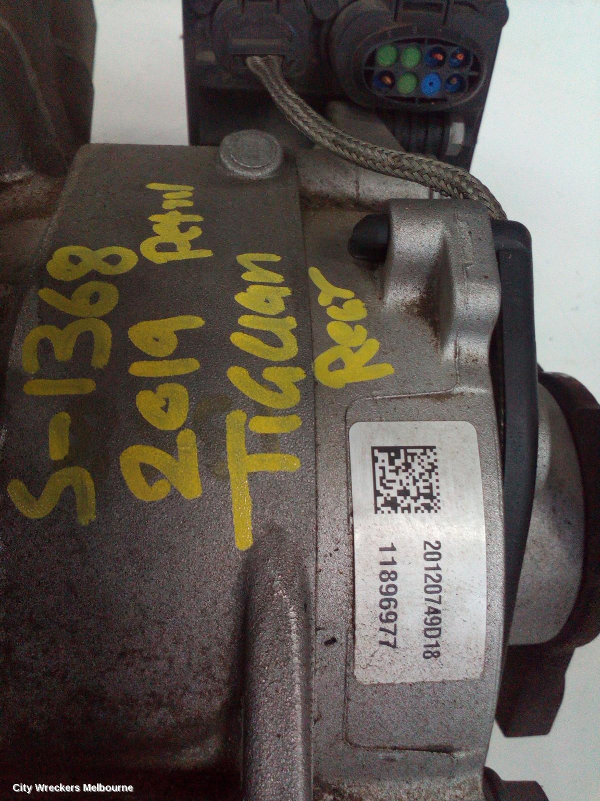 VOLKSWAGEN TIGUAN DIFFERENTIAL CENTRE, REAR, 5NA, 06/2016 ONWARDS