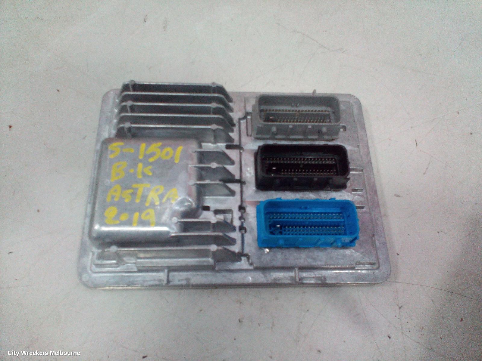 HOLDEN ASTRA ECU, ENGINE ECU, 1.6, PETROL, ECU ONLY, BK, 09/2016 ONWARDS