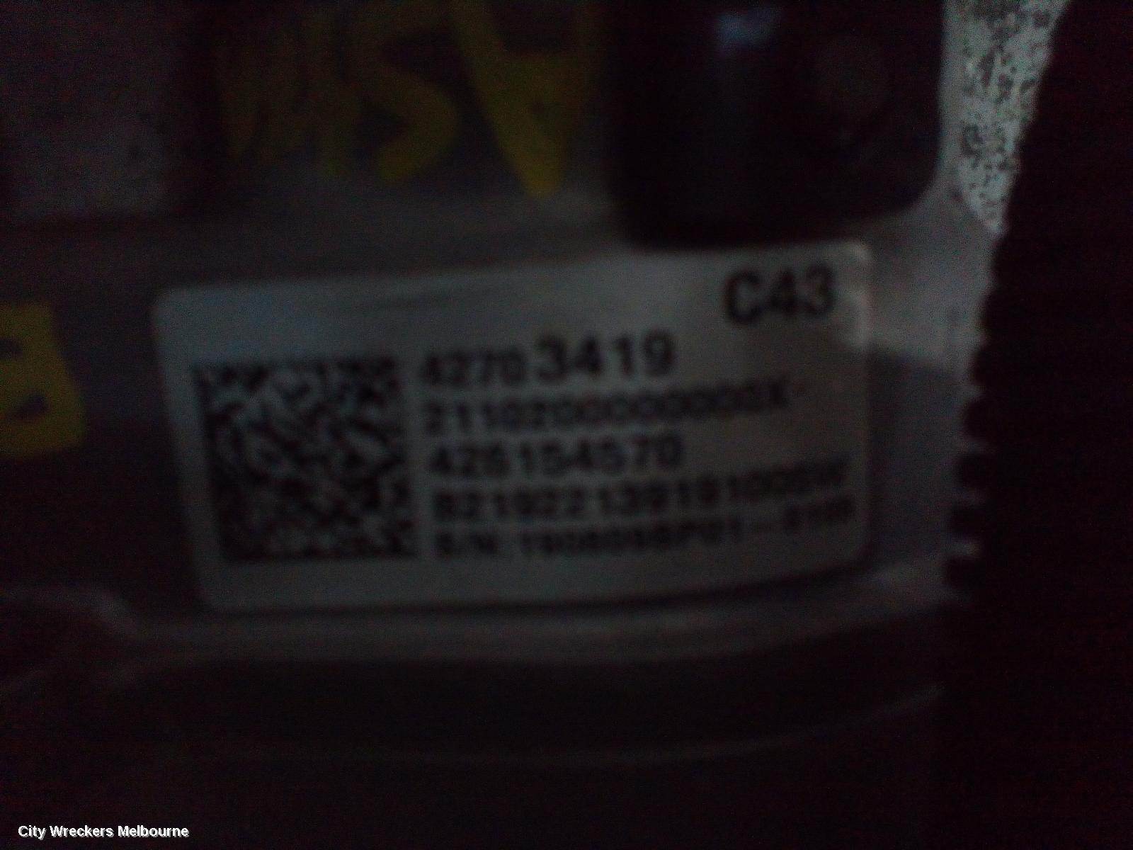 HOLDEN ASTRA STEERING BOX/RACK, BK, 5DR HATCH, ELECTRIC TYPE, 09/2016 ONWARDS
