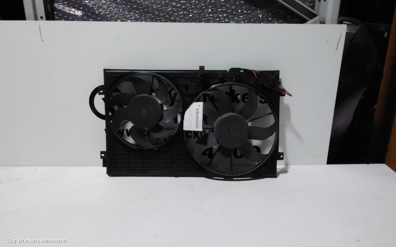 VOLKSWAGEN JETTA FAN, DUAL FAN ASSY, 2.0, PETROL, 147KW, 1KM, 02/2006 - 07/2011