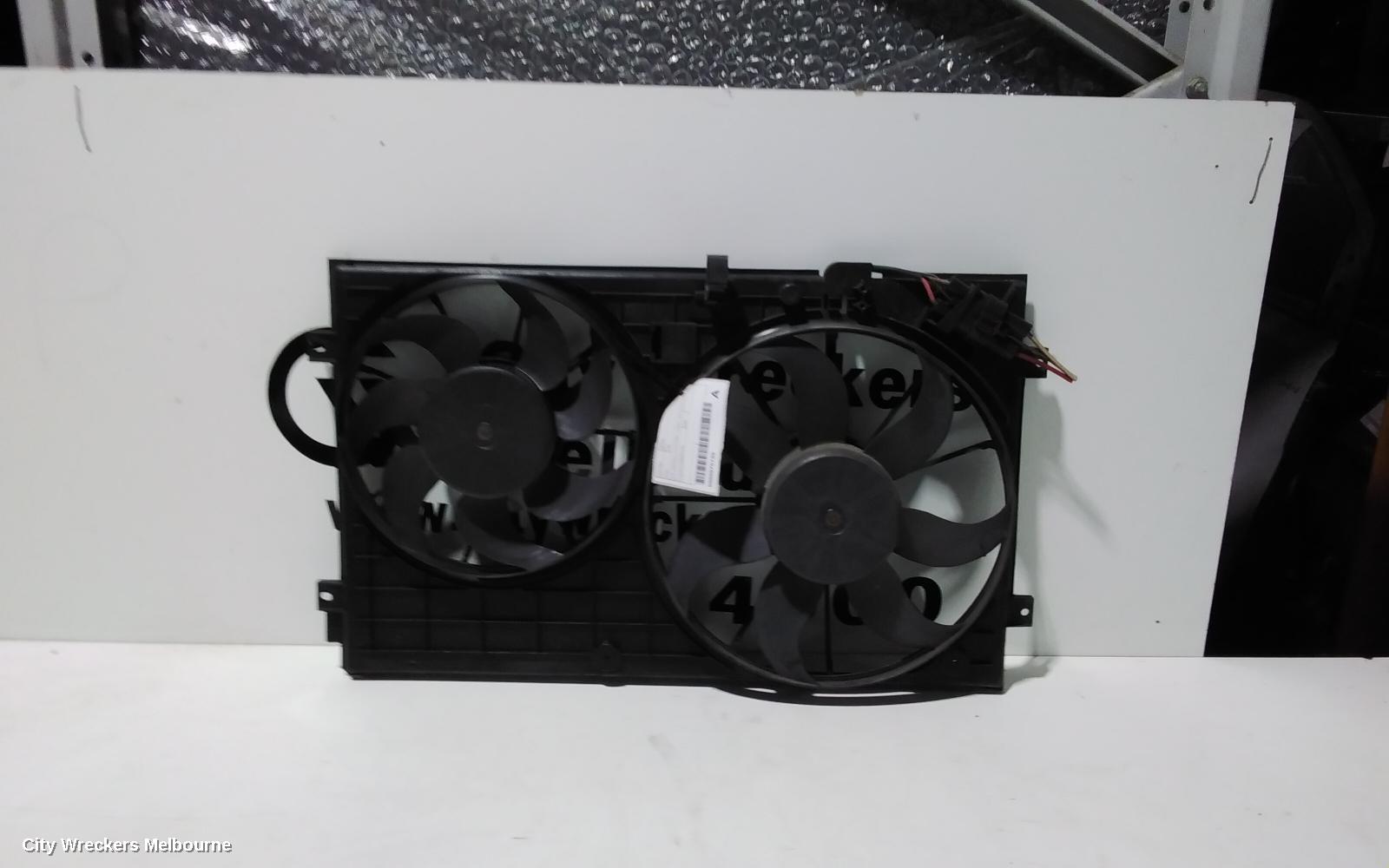 VOLKSWAGEN JETTA FAN, DUAL FAN ASSY, 2.0, PETROL, 147KW, 1KM, 02/2006 - 07/2011