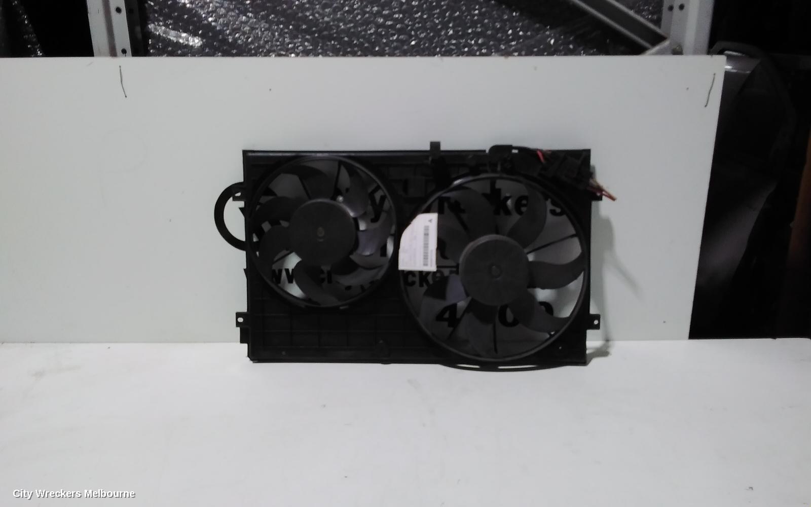 VOLKSWAGEN JETTA FAN, DUAL FAN ASSY, 2.0, PETROL, 147KW, 1KM, 02/2006 - 07/2011